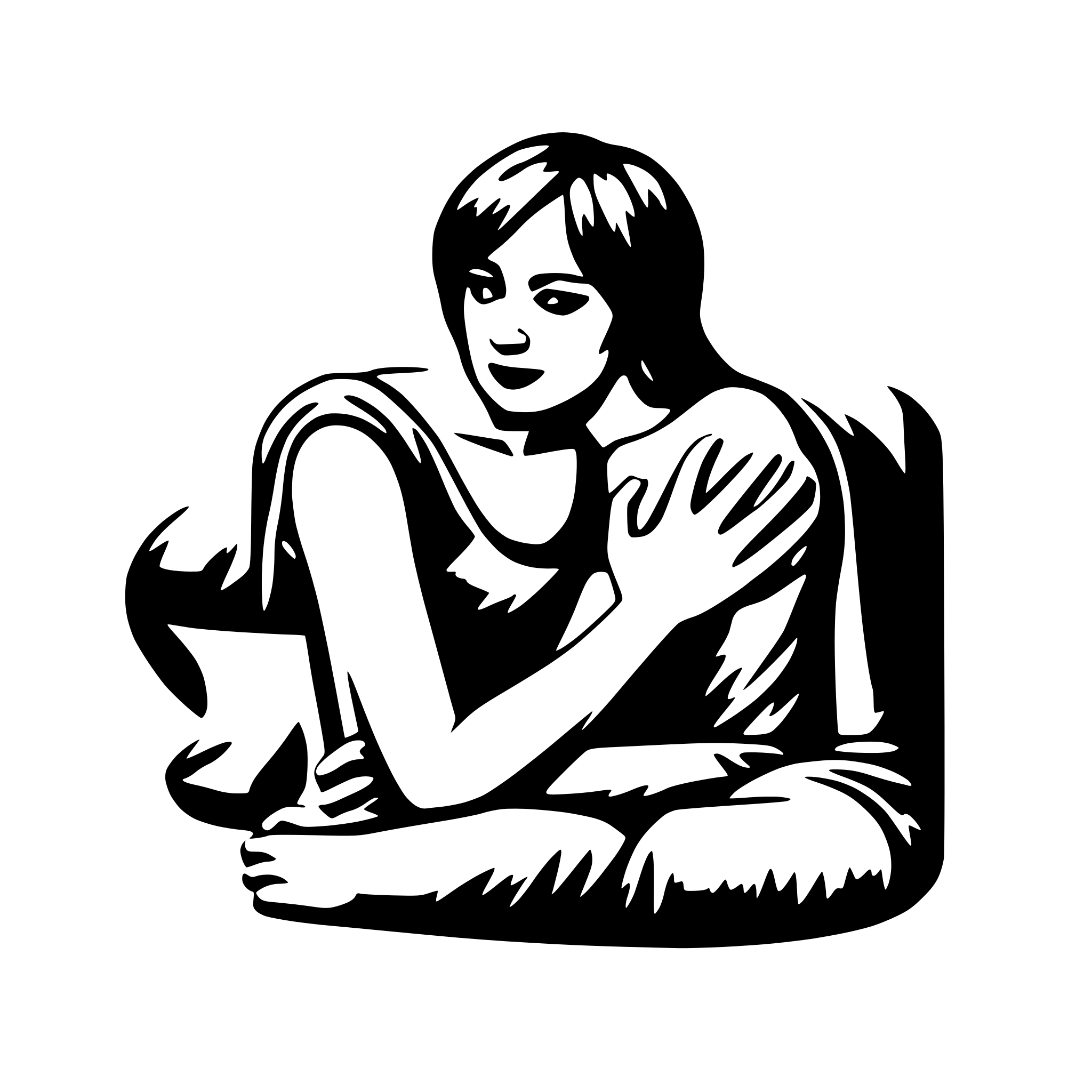 AI-generated SVG of 'hard to love'