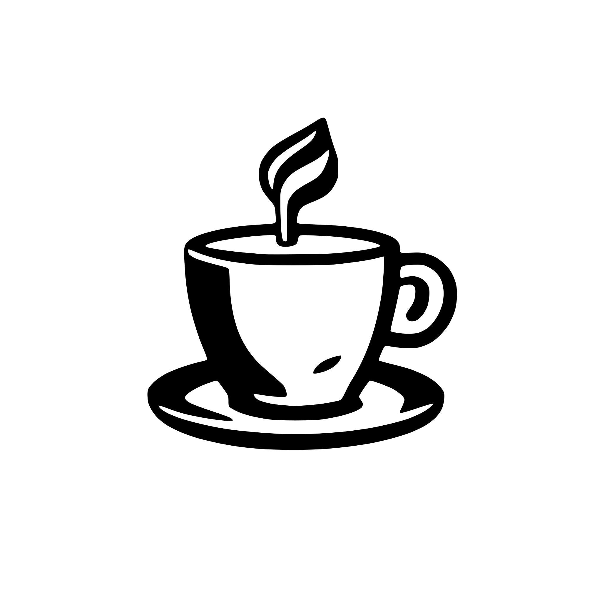 AI-generated SVG of 'coffee cup with steam'