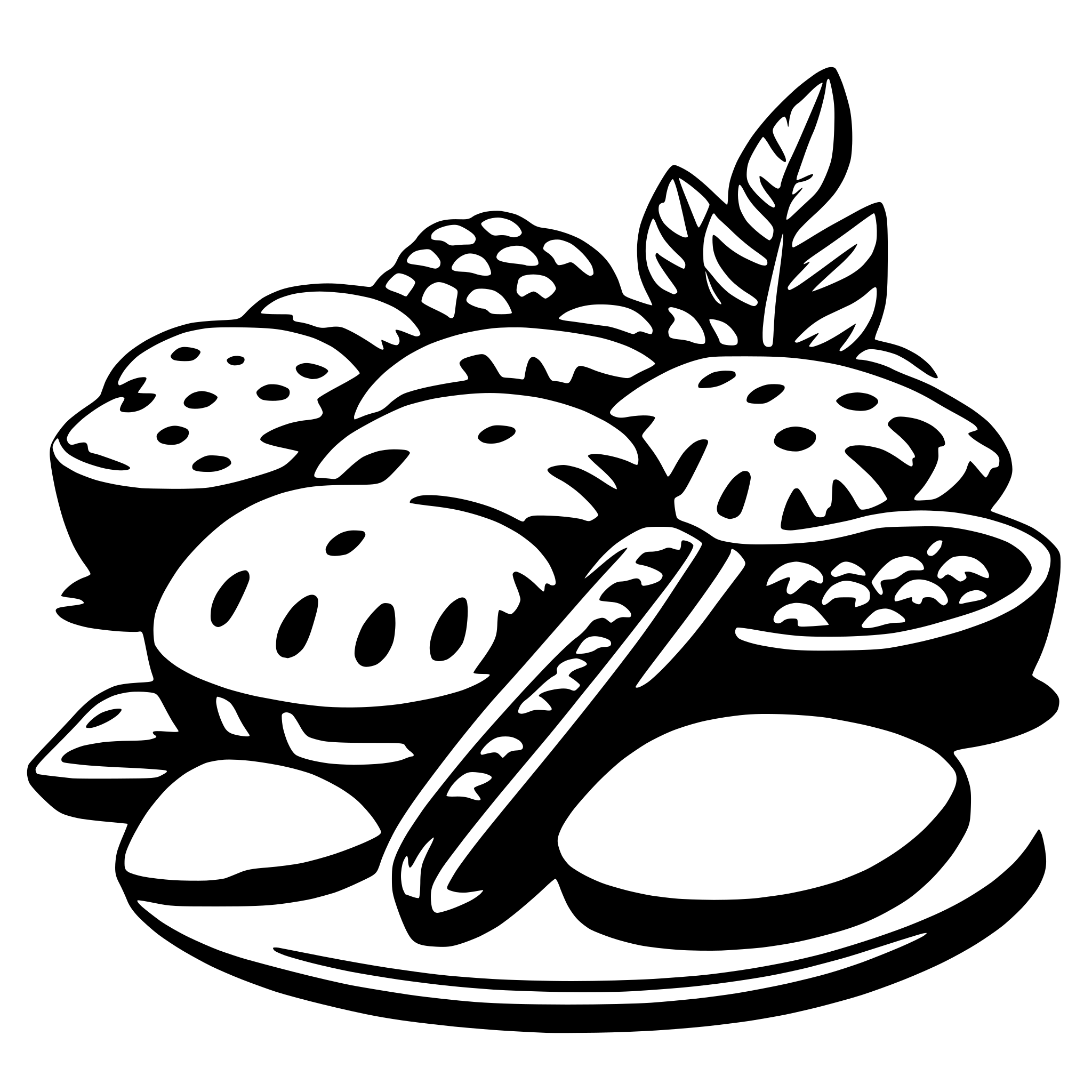 AI-generated SVG of a shellfish