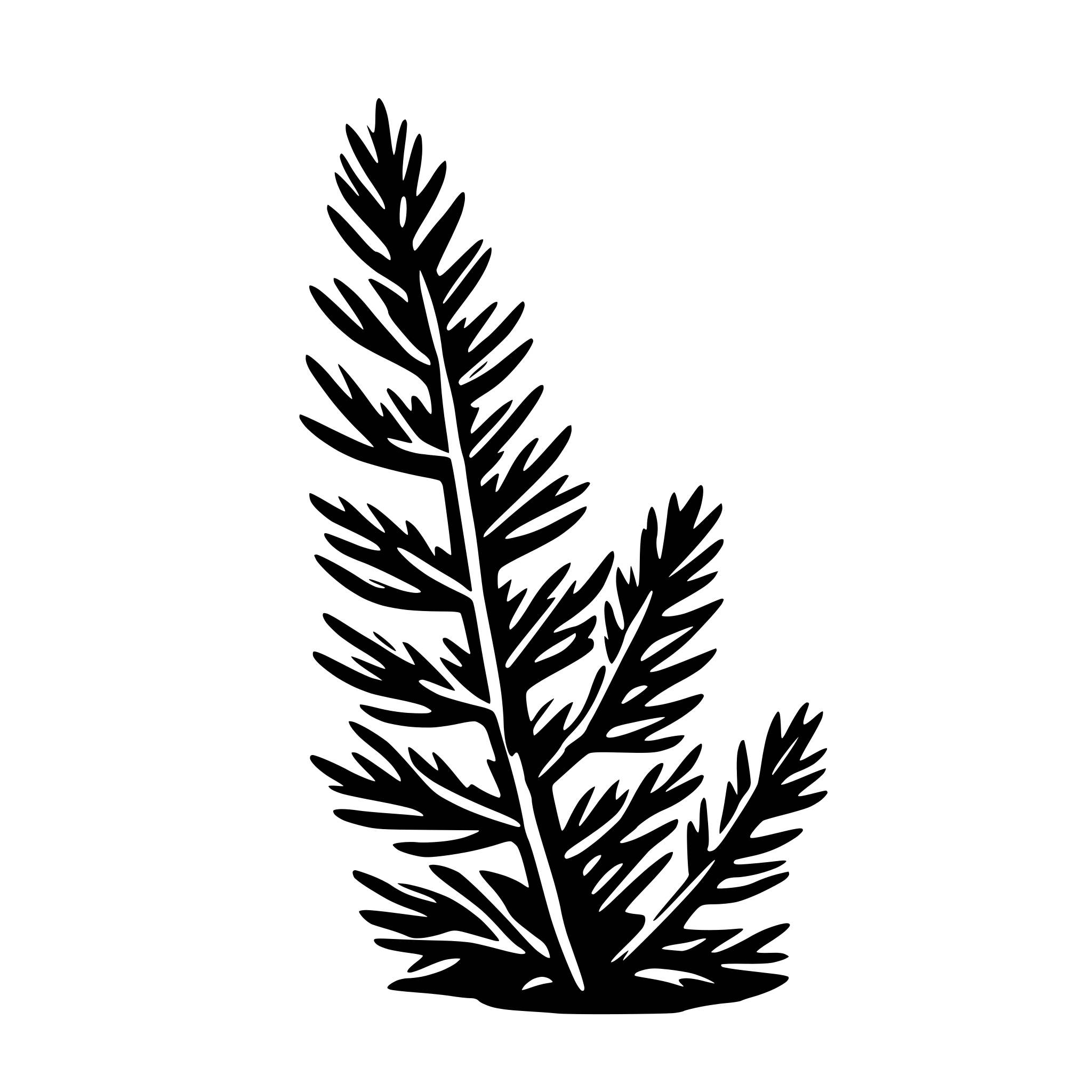 AI-generated SVG of a Pine shoots