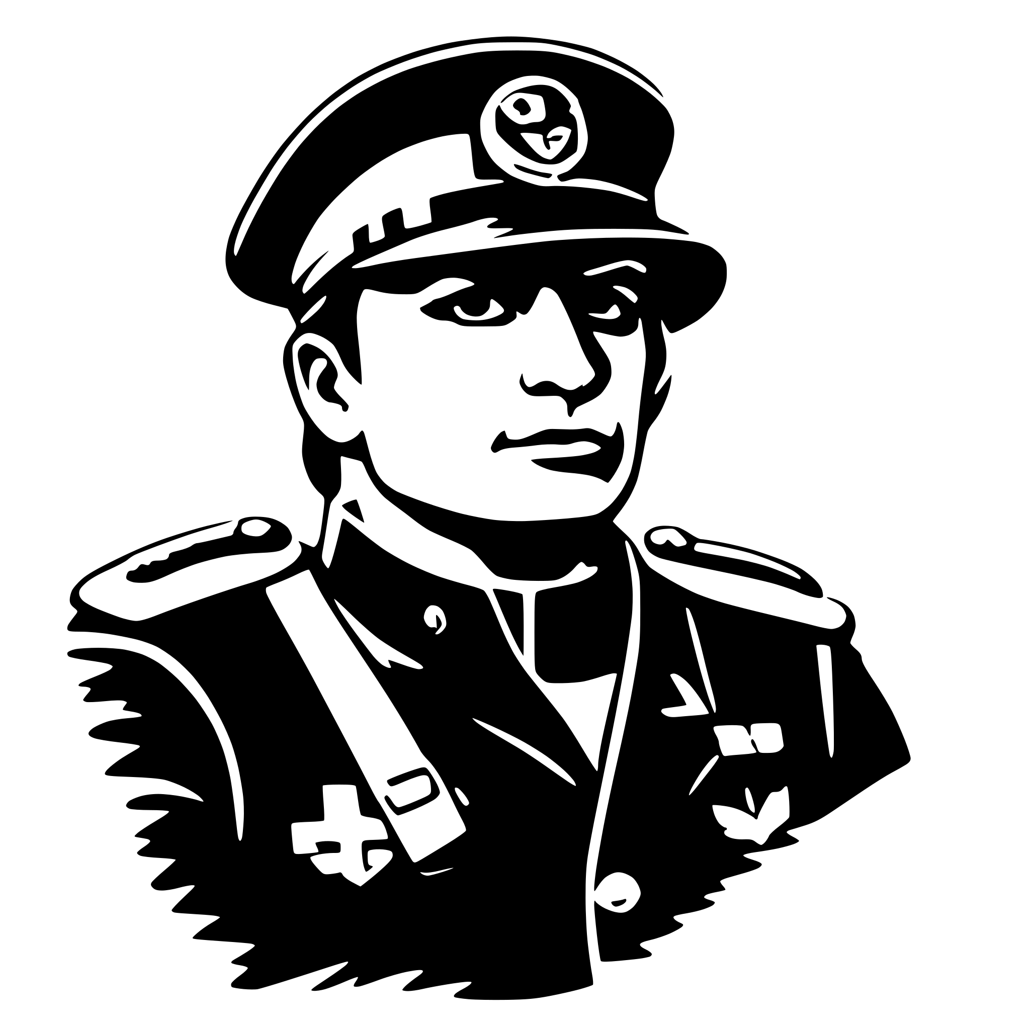 AI-generated SVG of 'USMC'