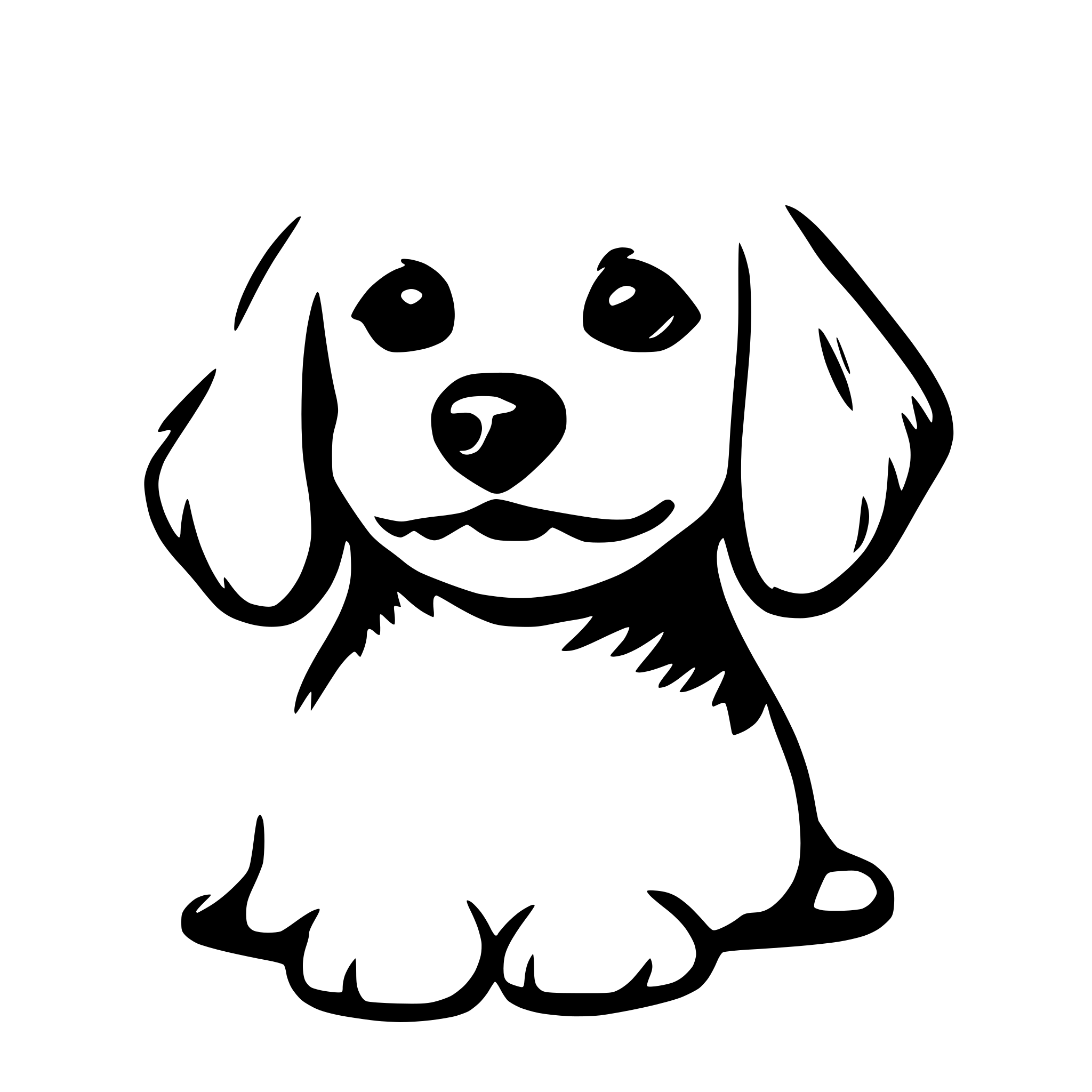 AI-generated SVG of 'maltese'