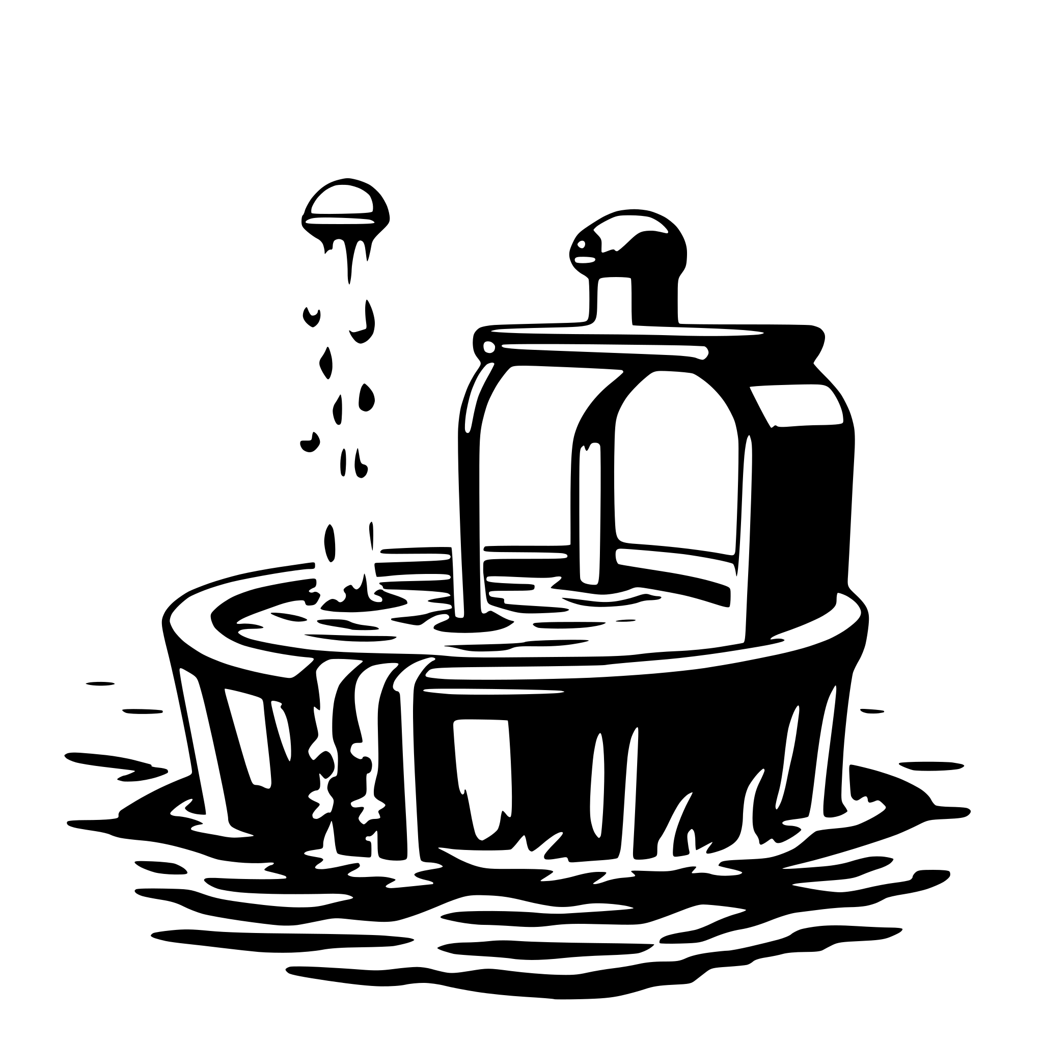 AI-generated SVG of a ciclo da agua na atimosfera