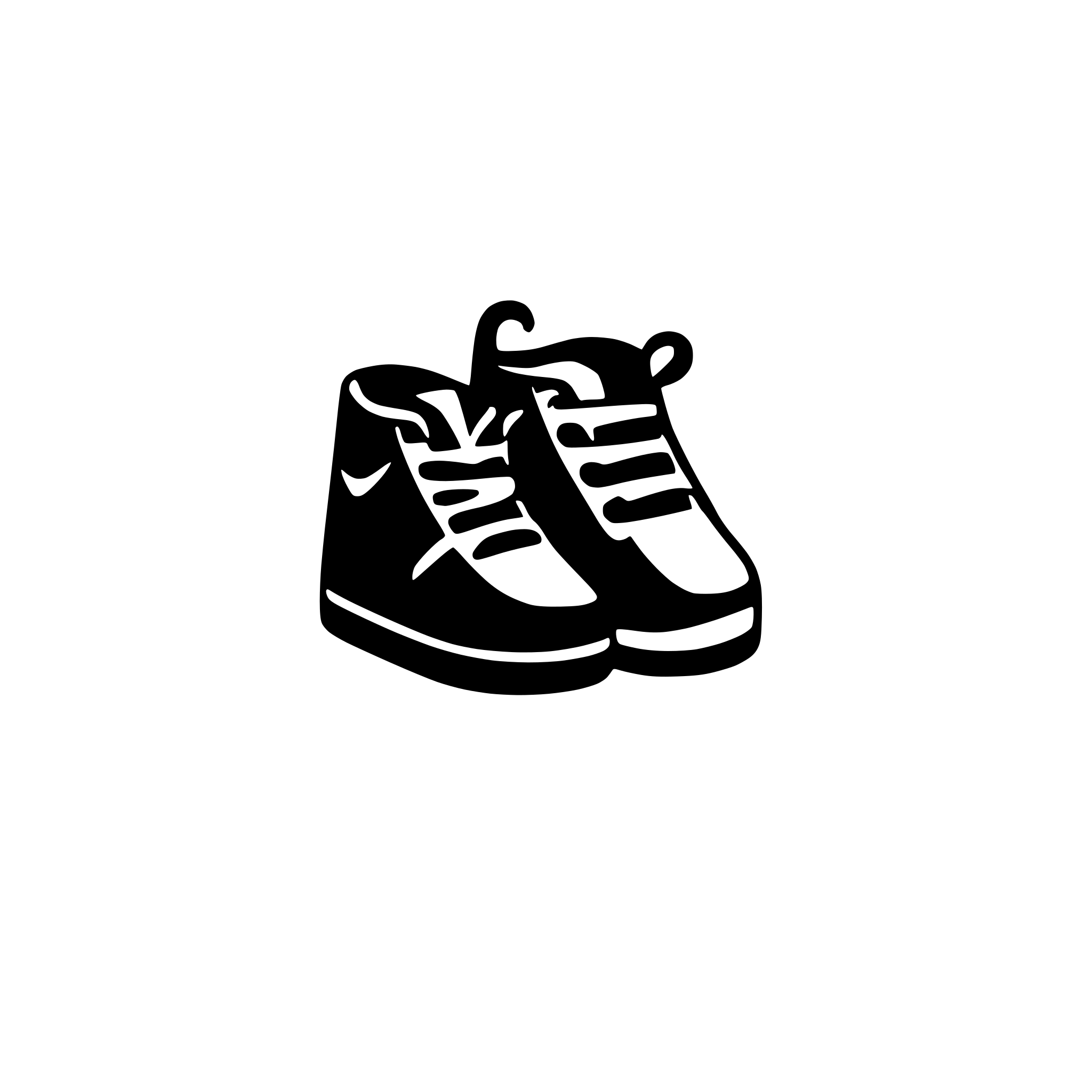 AI-generated SVG of 'turnschuh'