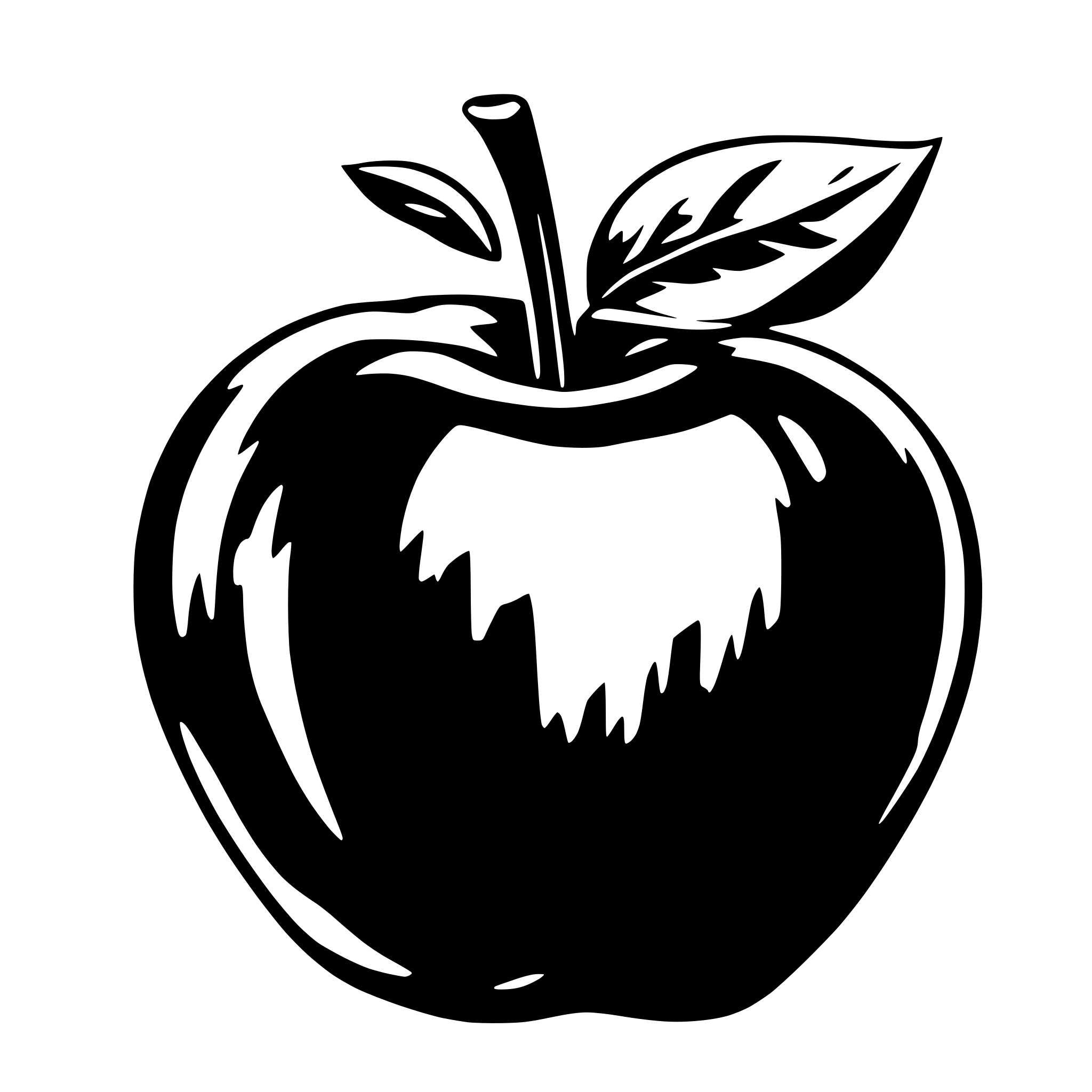 AI-generated SVG of 'a red apple'