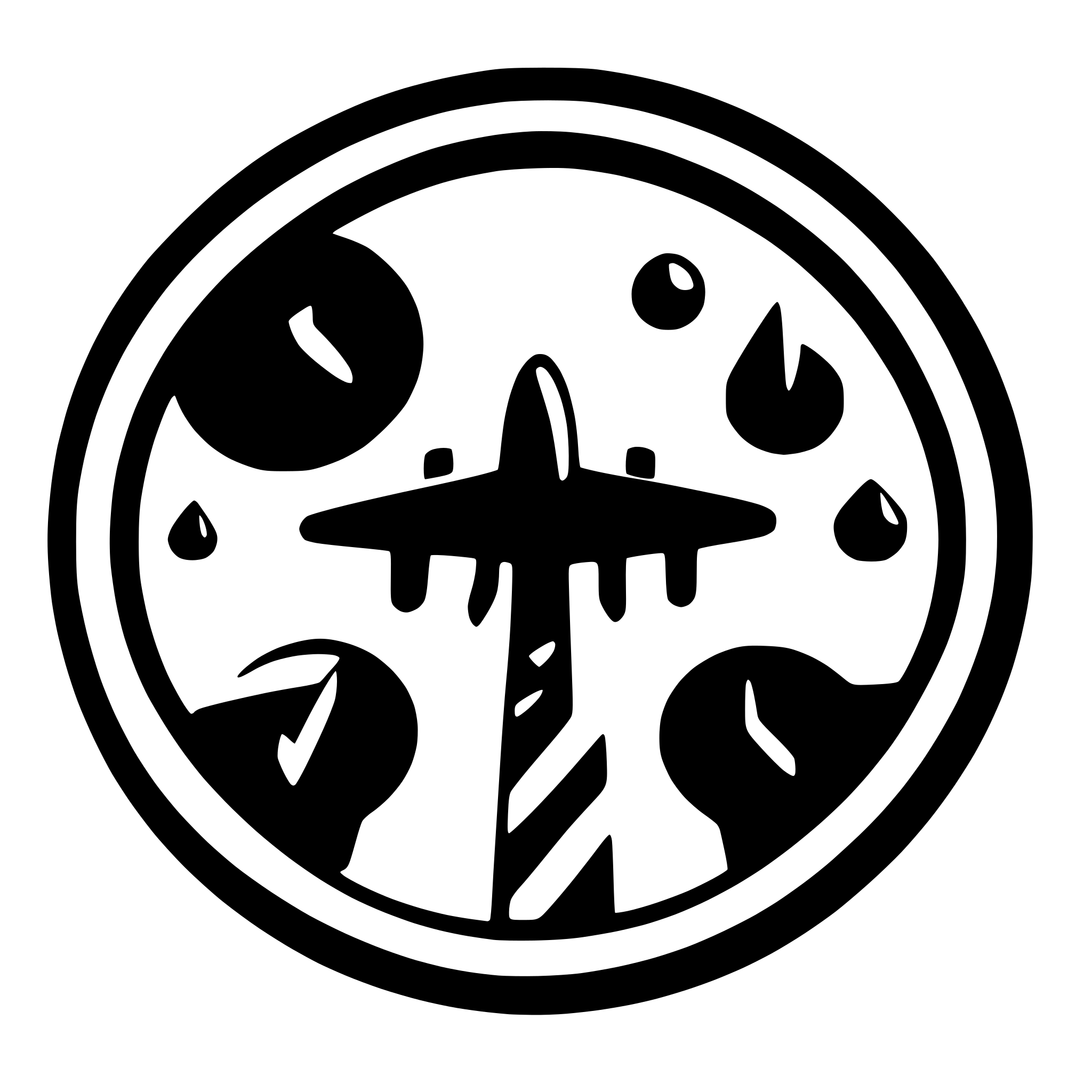 AI-generated SVG of a aircraft track