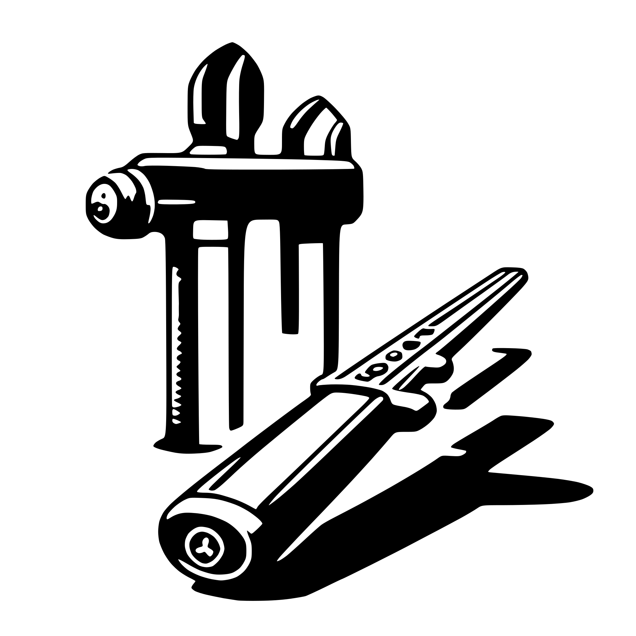 AI-generated SVG of a shotgun