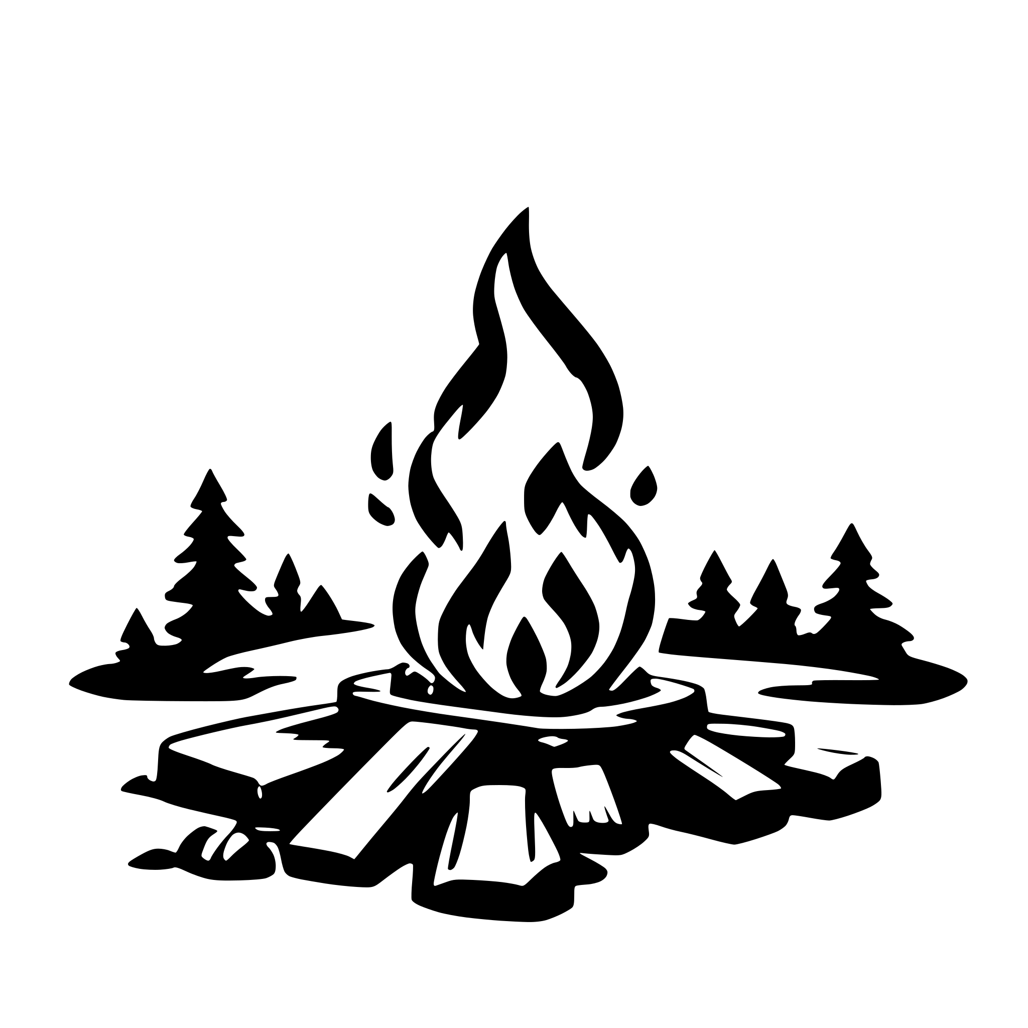 AI-generated SVG of 'BOnfire'
