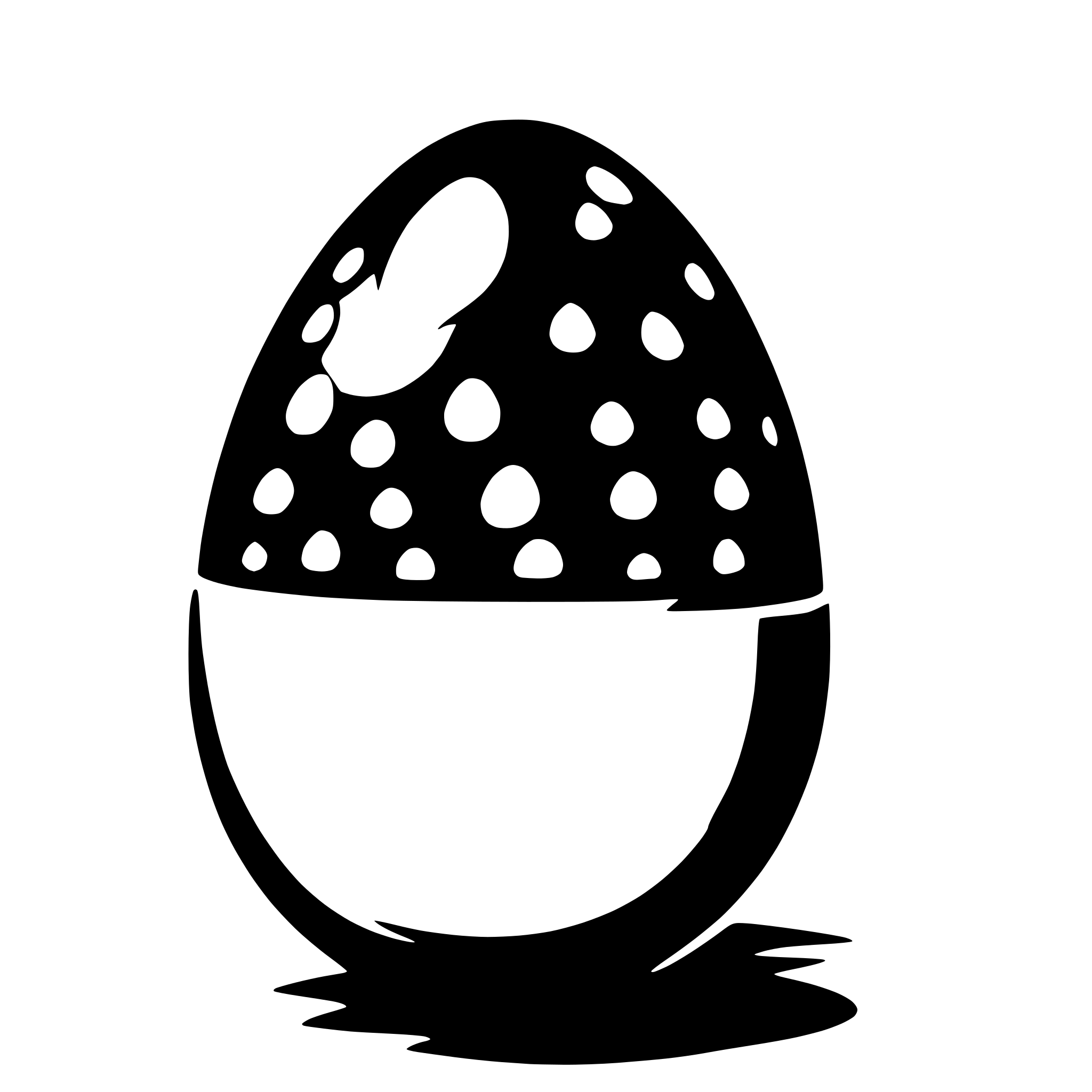 AI-generated SVG of a Easter egg