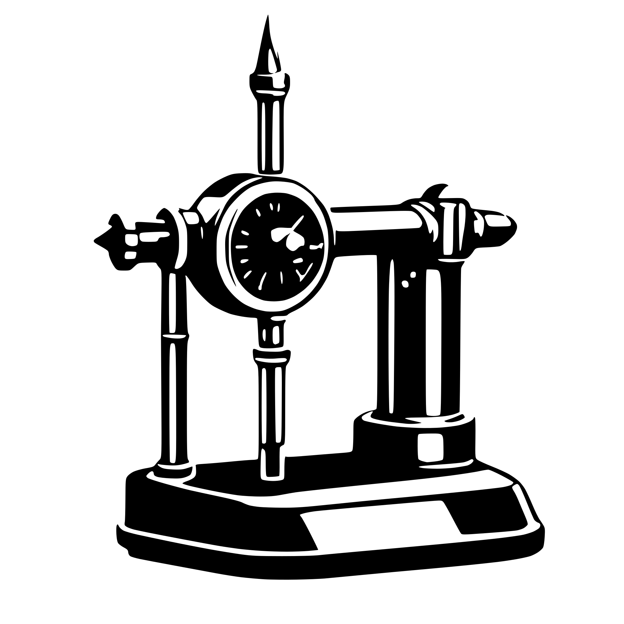 AI-generated SVG of 'clausometer from elf'