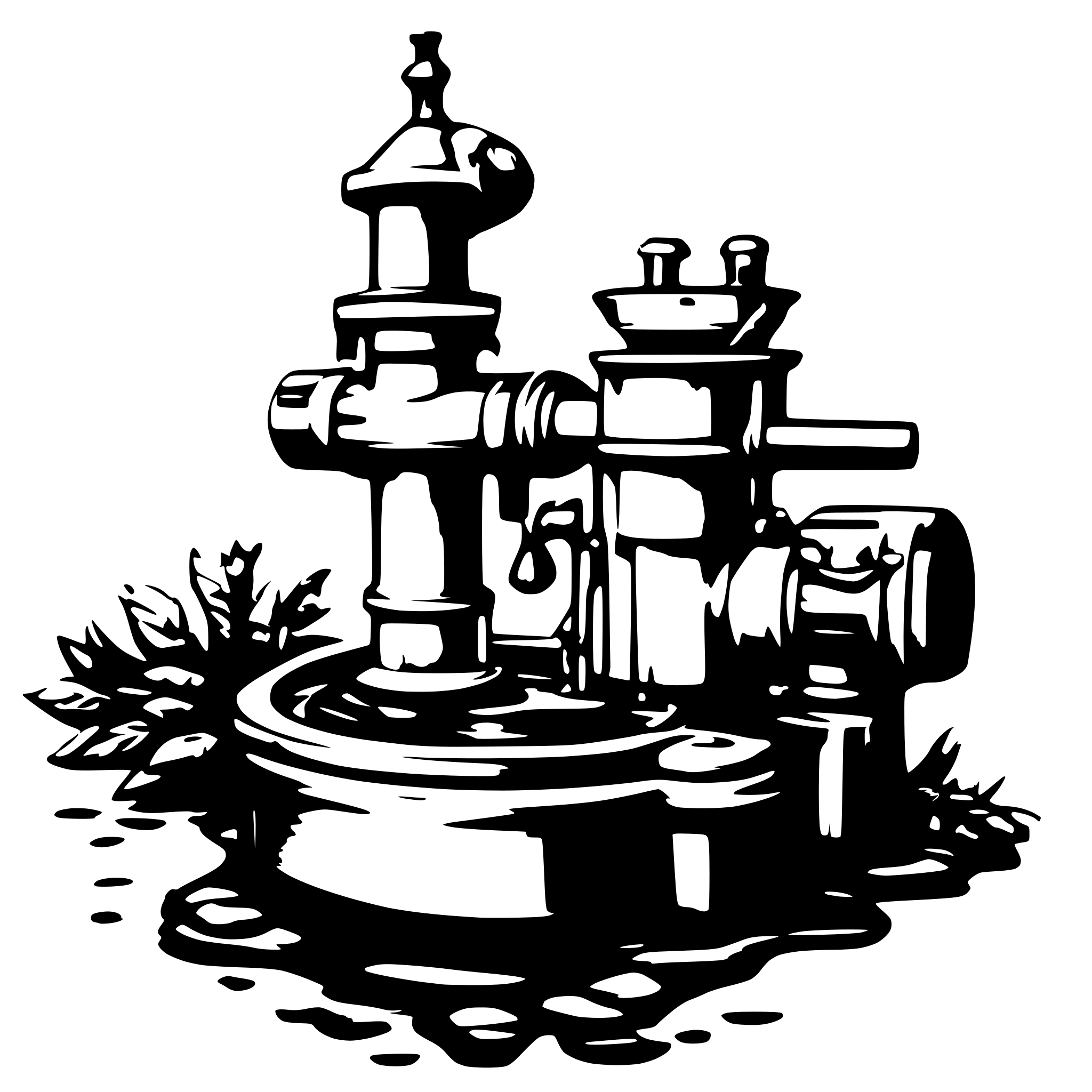 AI-generated SVG of a water pump