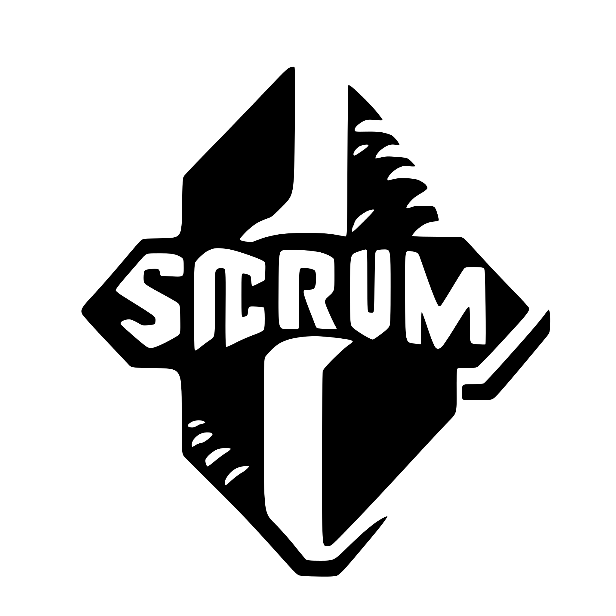 AI-generated SVG of a scrum logo