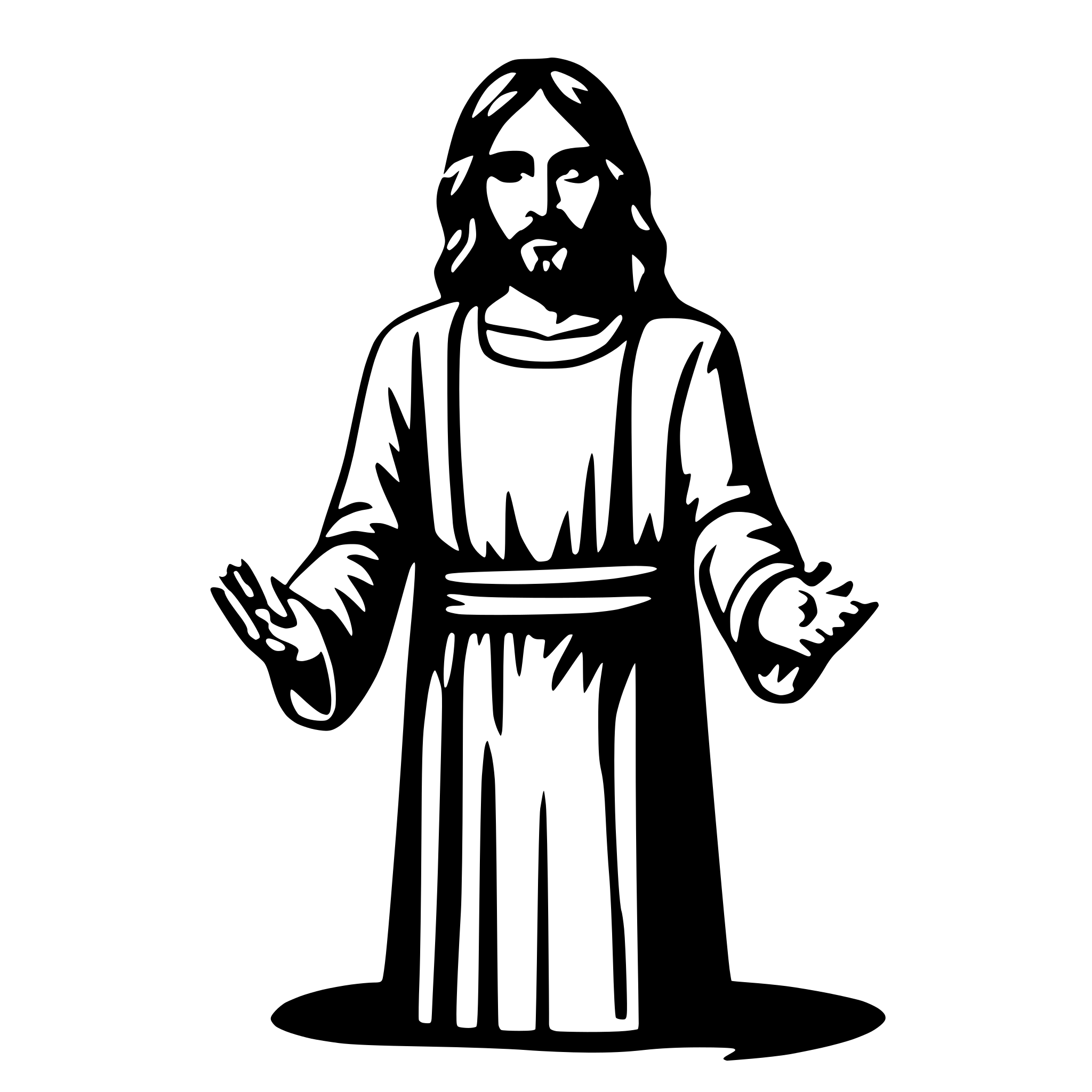 AI-generated SVG of 'Jesuscrist'