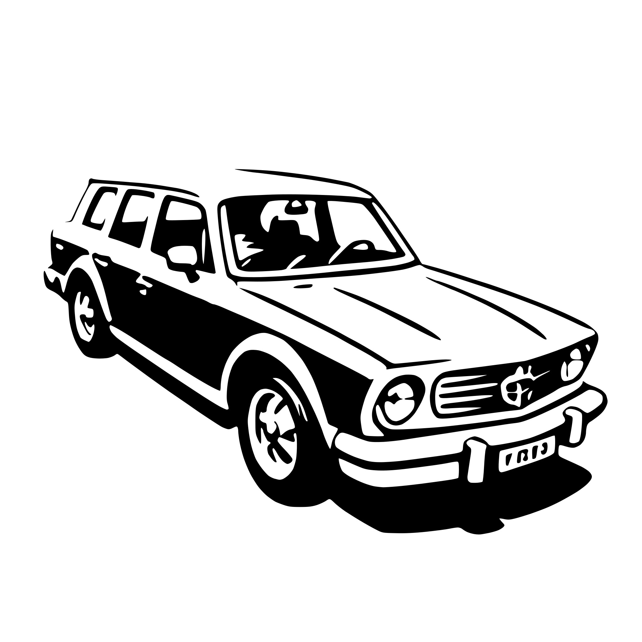 AI-generated SVG of 'station wagon'