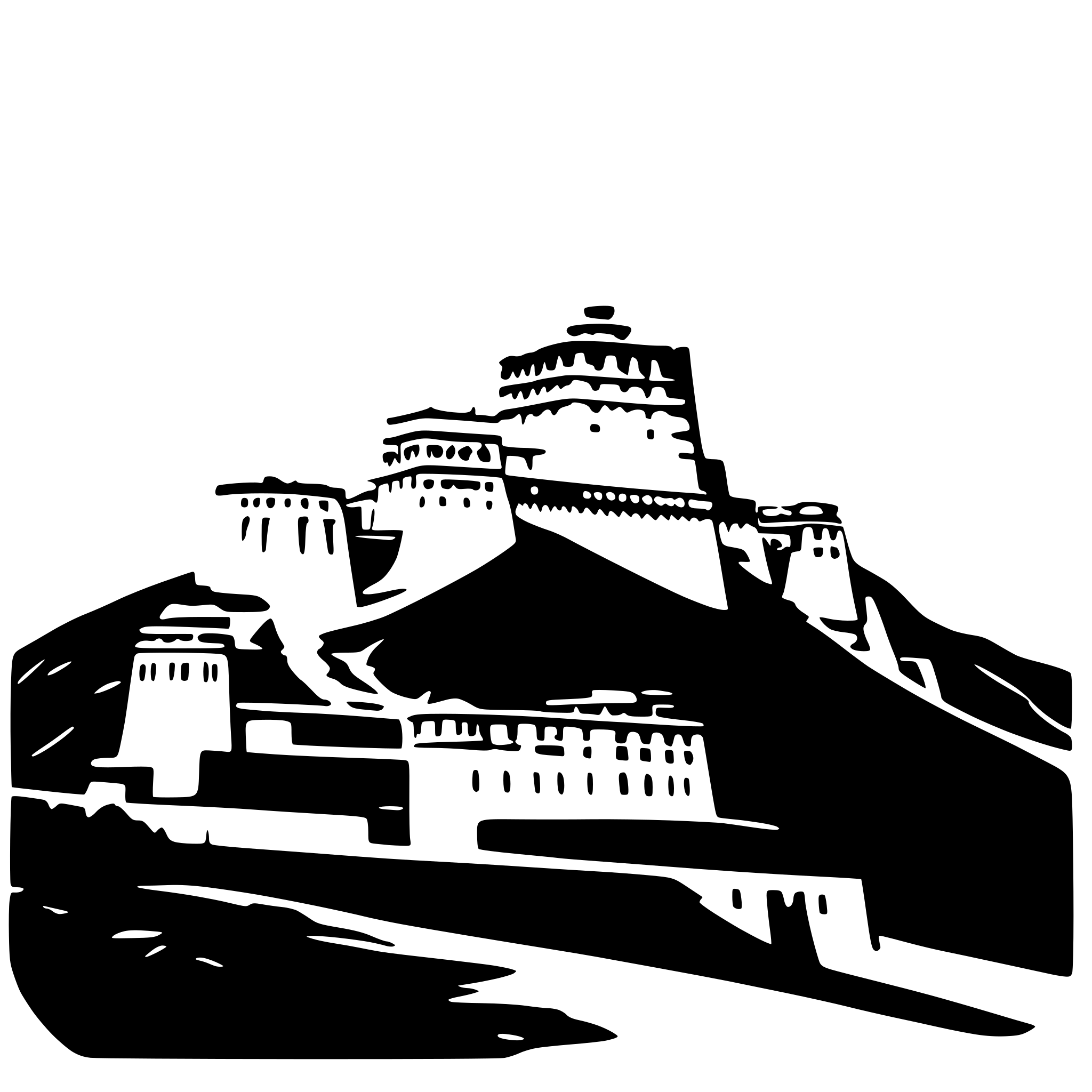 AI-generated SVG of 'potala palace tibet'