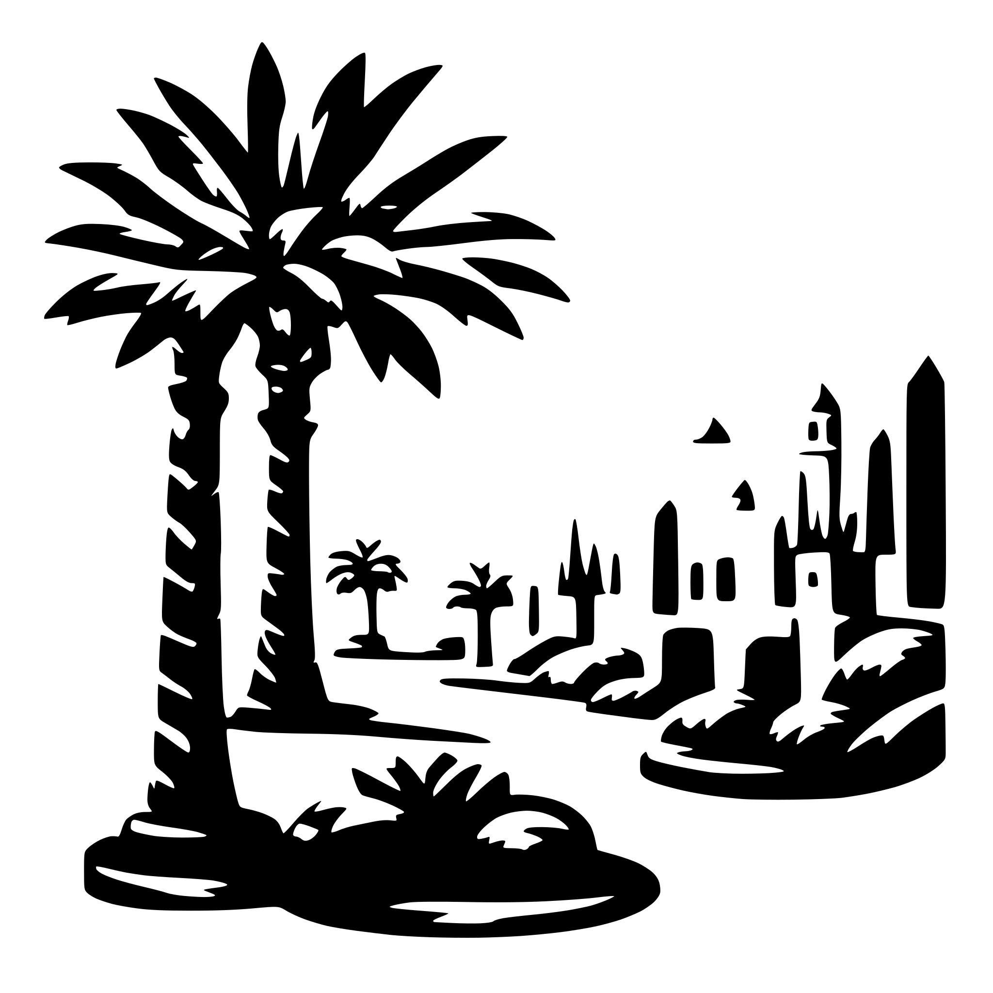 AI-generated SVG of 'بيئة الحفظ'