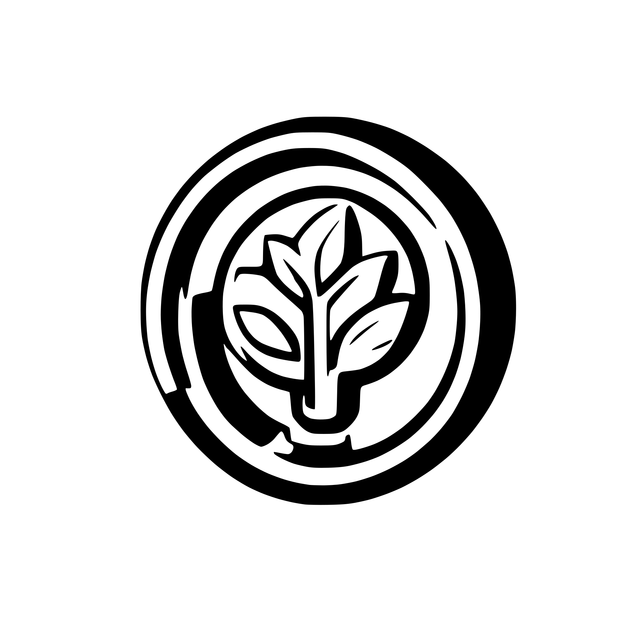 AI-generated SVG of a simple iot logo