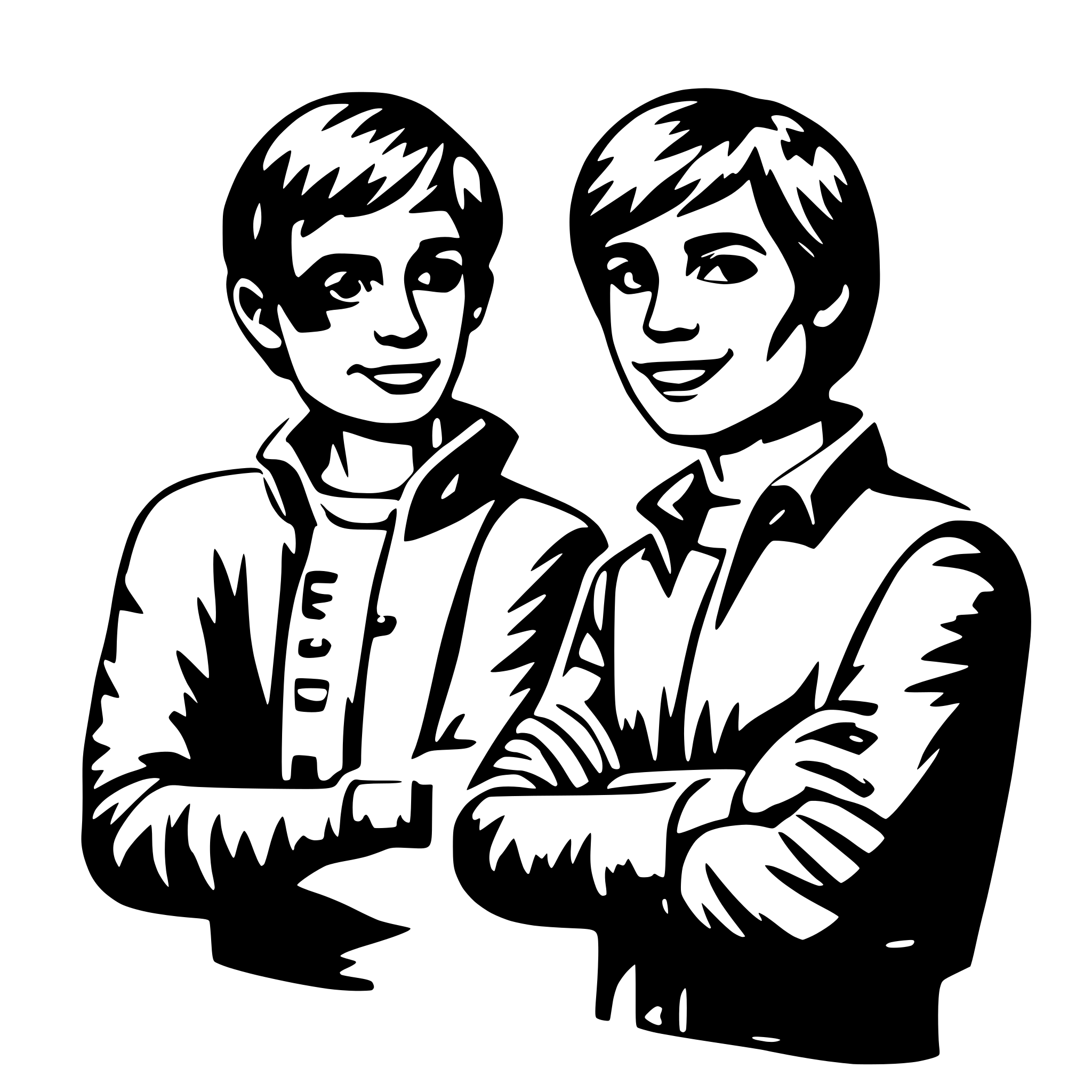 AI-generated SVG of a bro