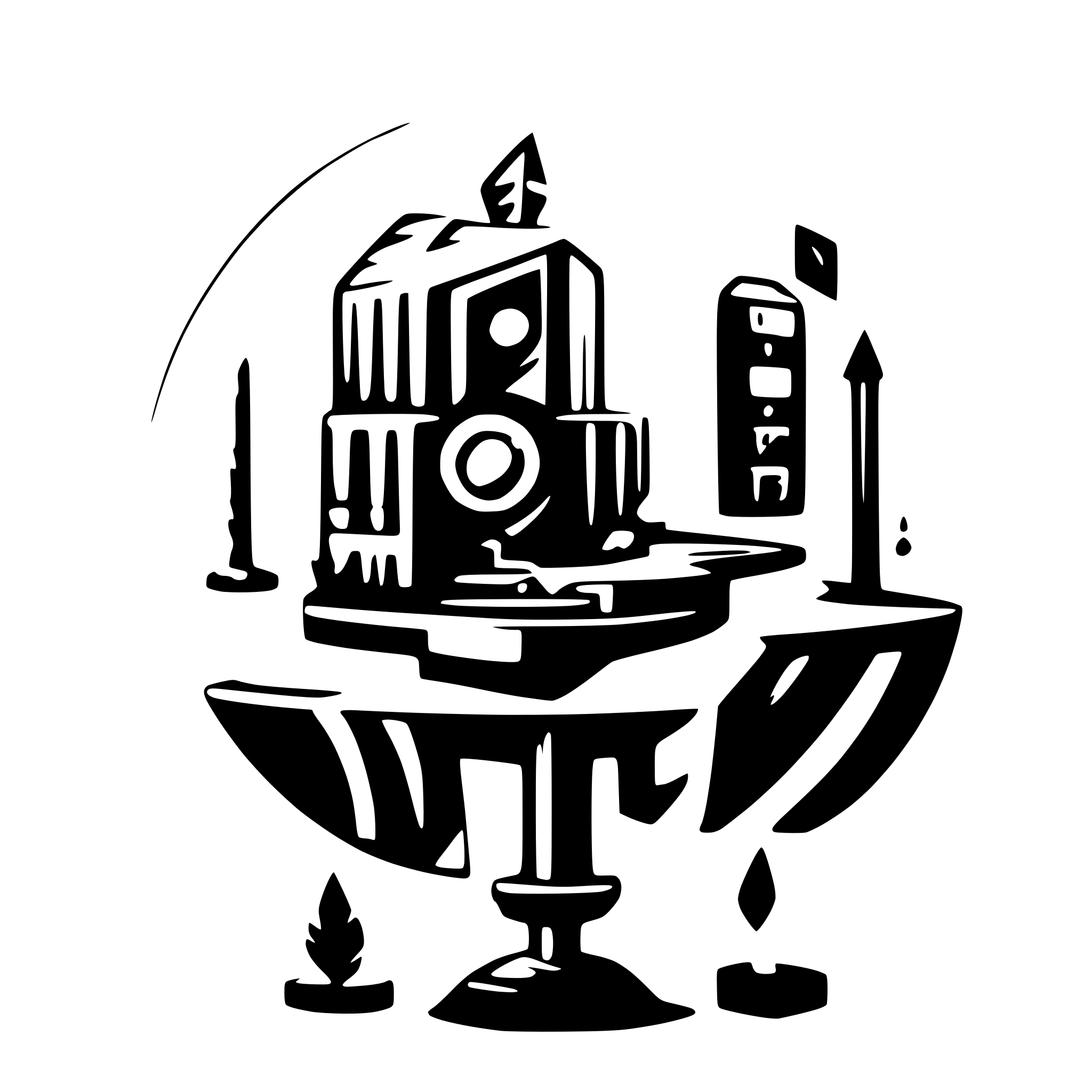 AI-generated SVG of a how it works