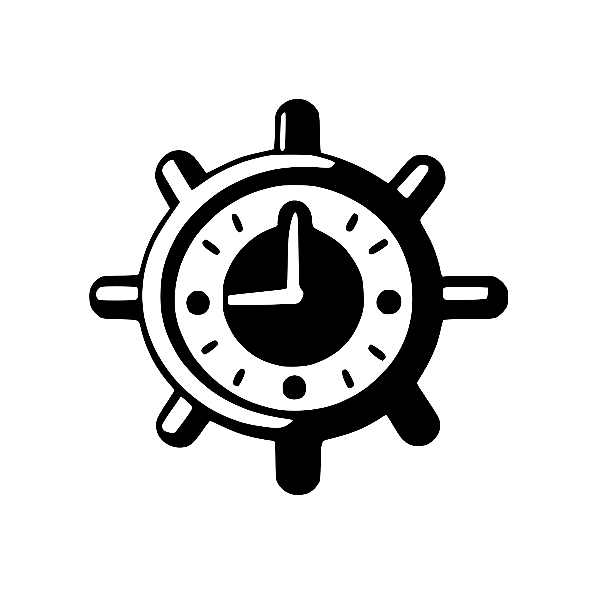 AI-generated SVG of a time permission icon