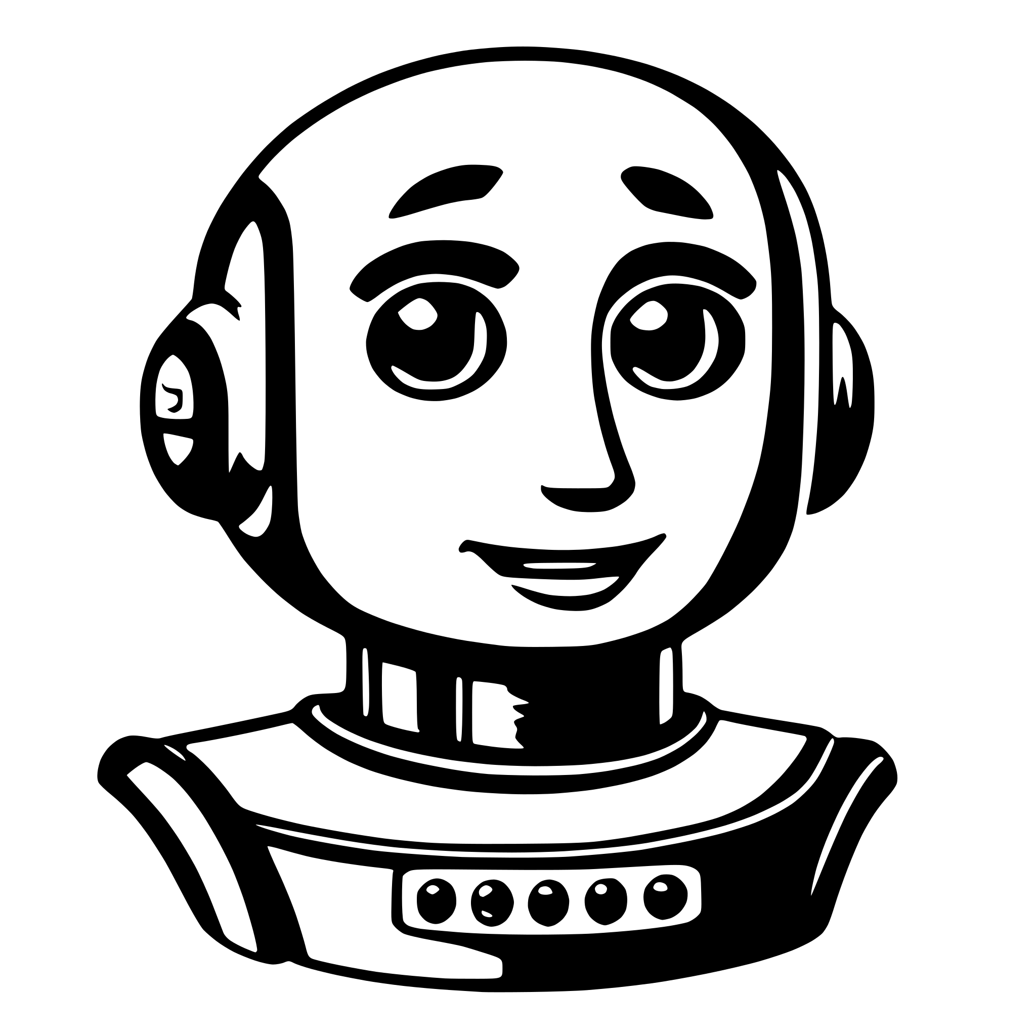 AI-generated SVG of 'AI chat bot'