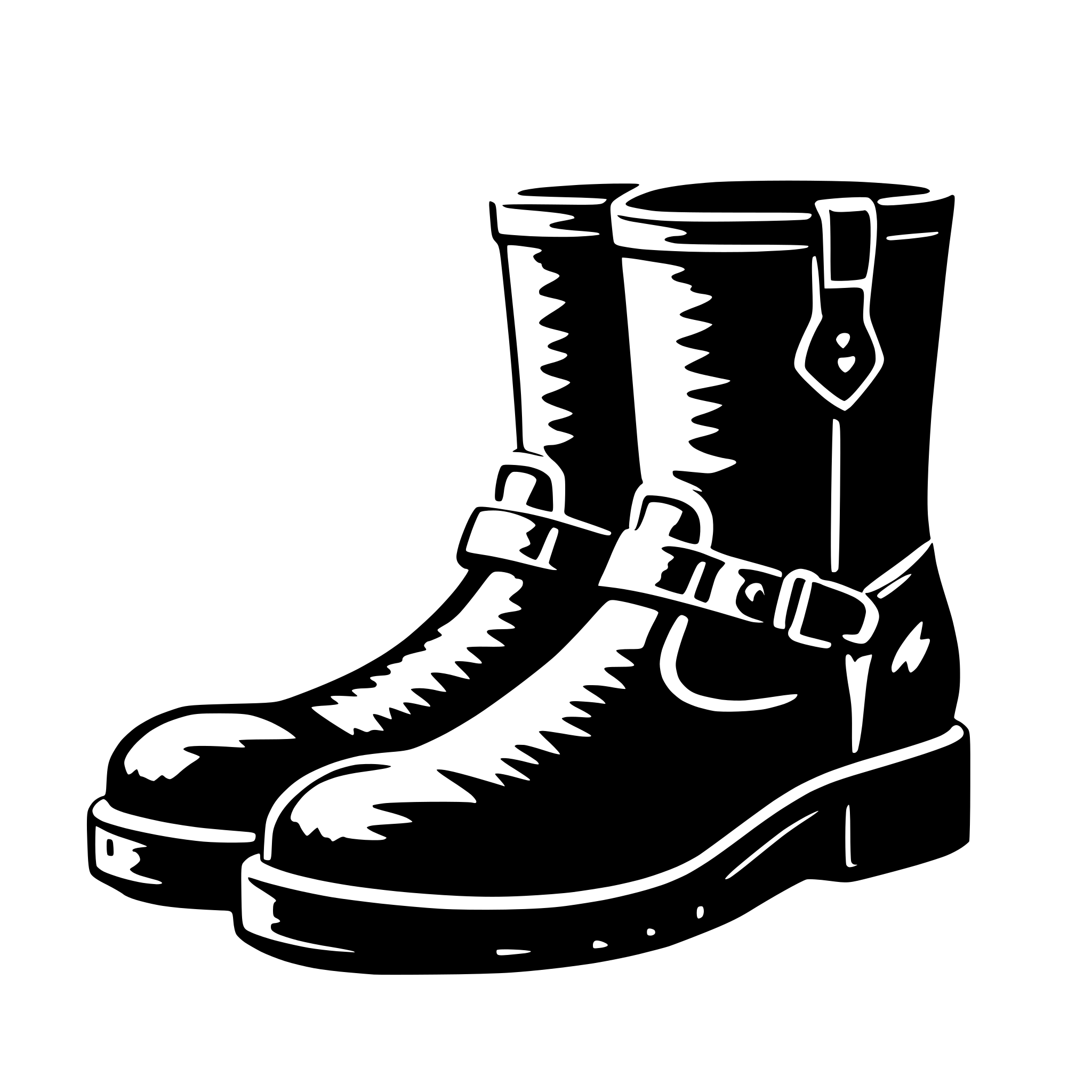 AI-generated SVG of a boots