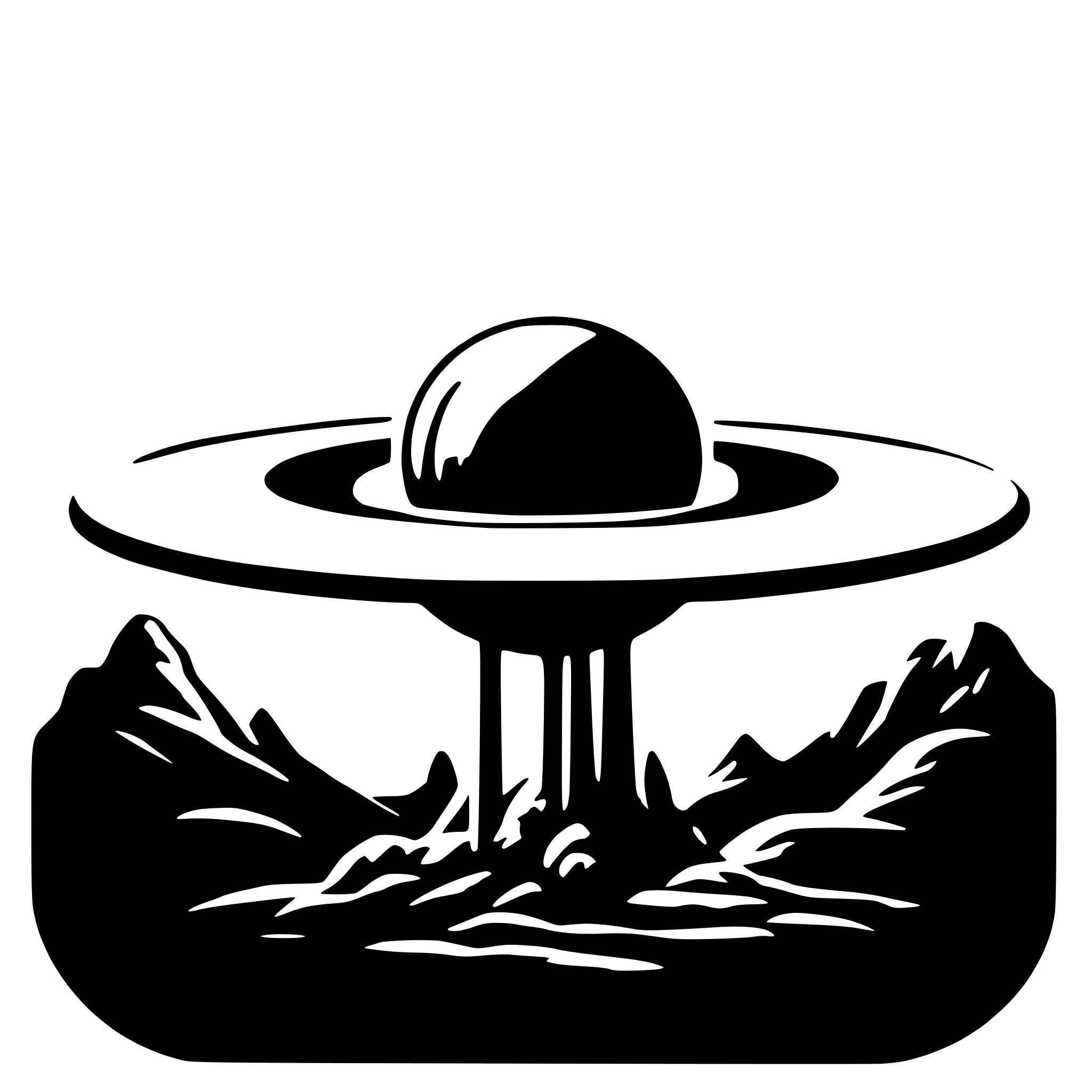AI-generated SVG of a saturn