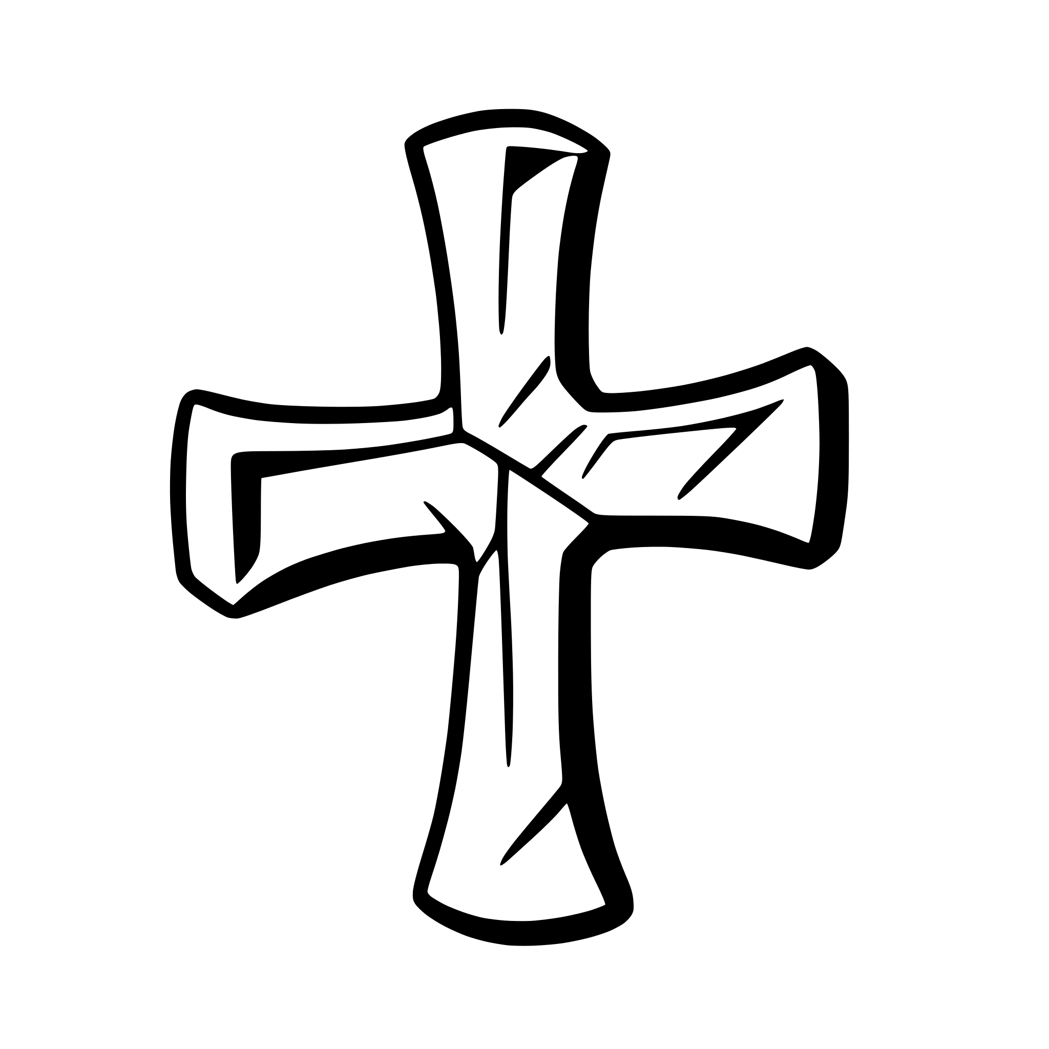 AI-generated SVG of a Very Simple Iron Cross