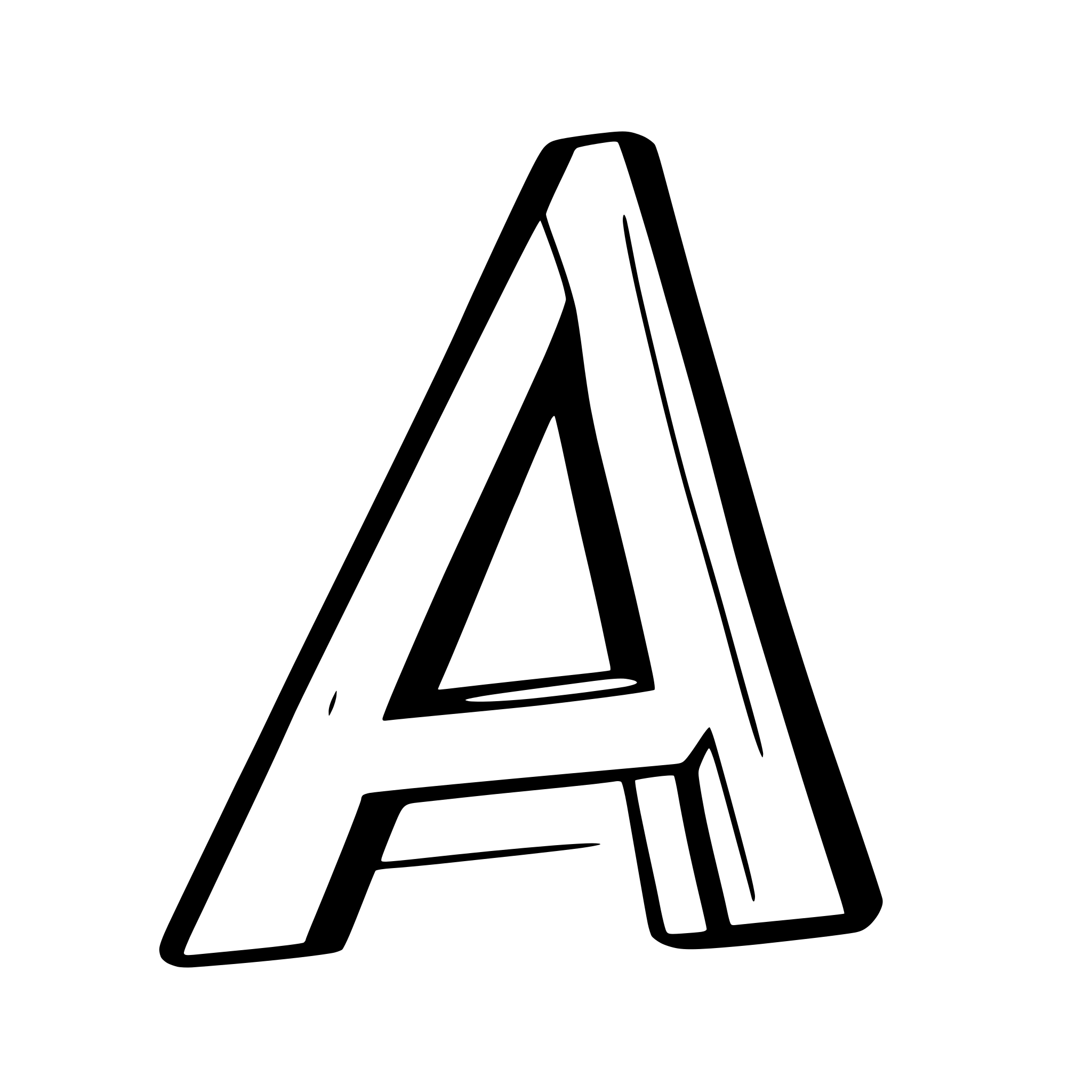 AI-generated SVG of a Letter A