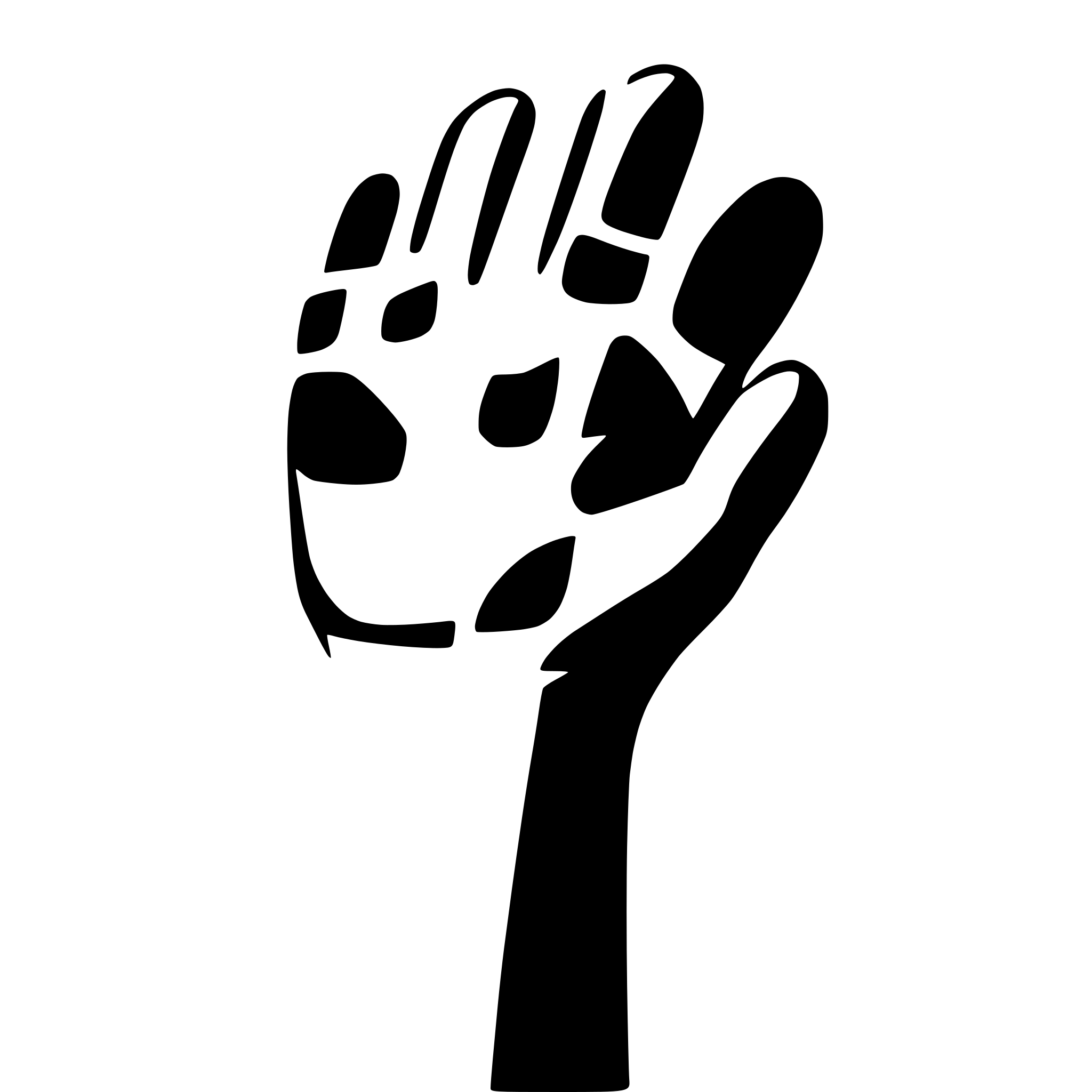 AI-generated SVG of a cat paw with sharp nails