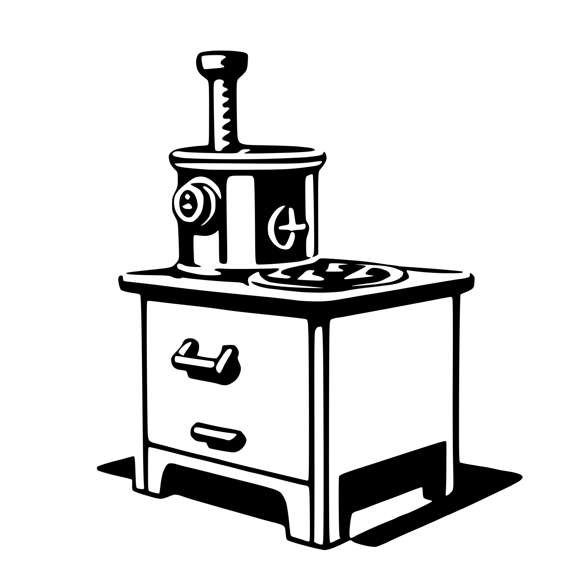 AI-generated SVG of a stove