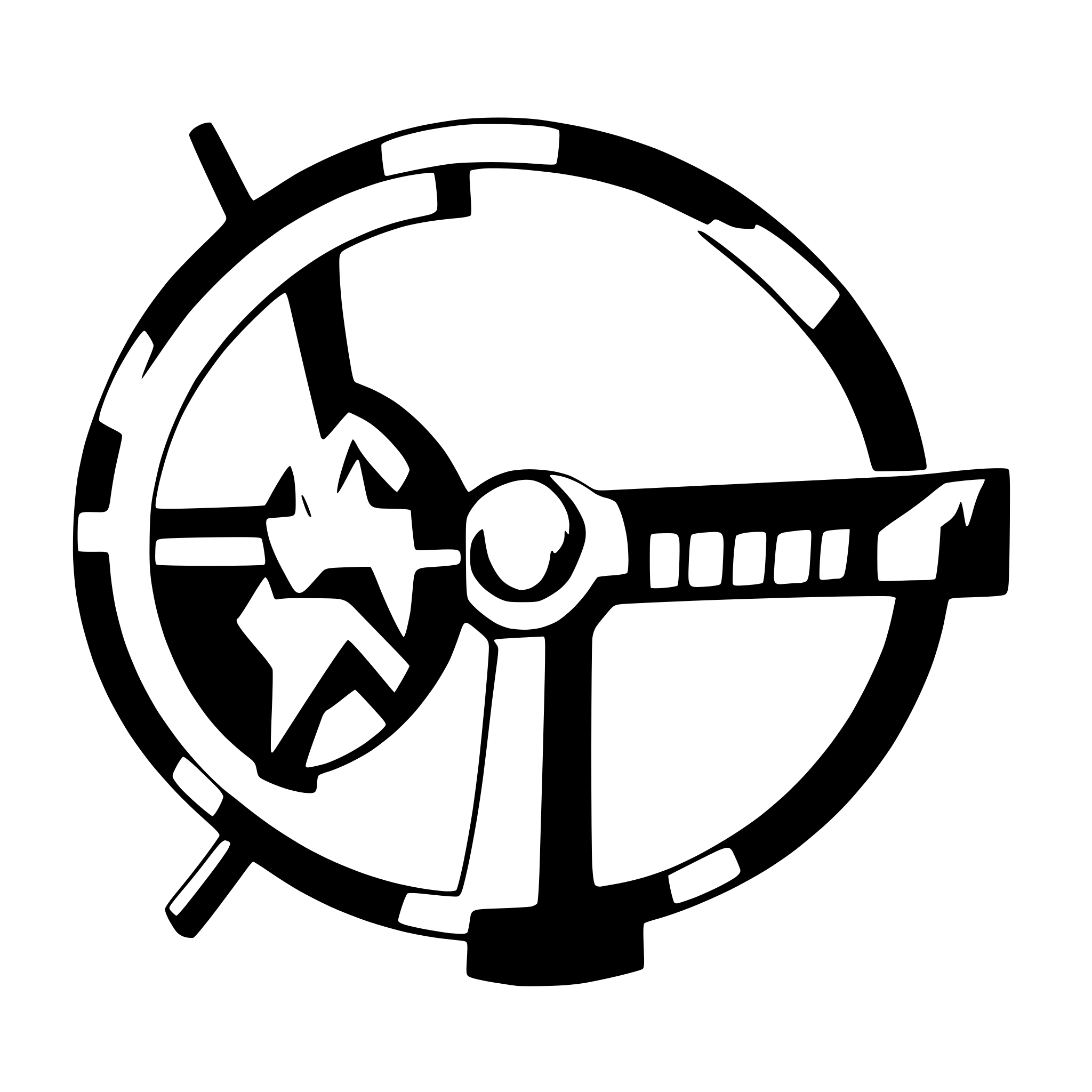 AI-generated SVG of 'svg which looks like a crosshair but incorporates a capital G as its scope'