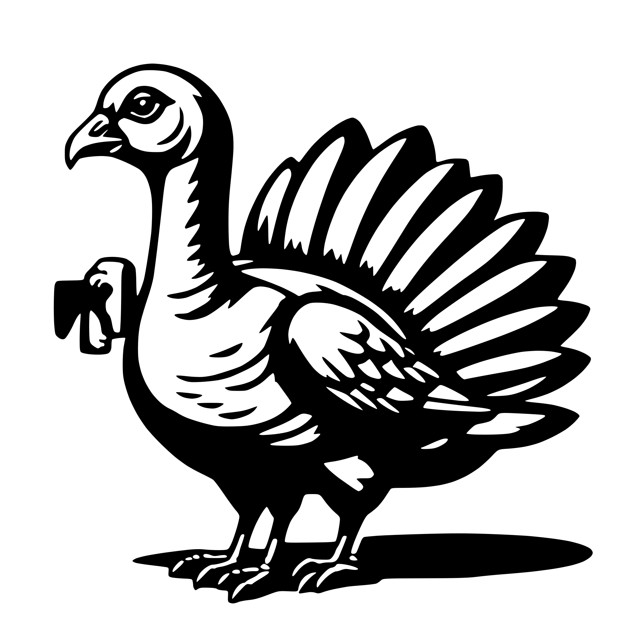 AI-generated SVG of 'turkey'
