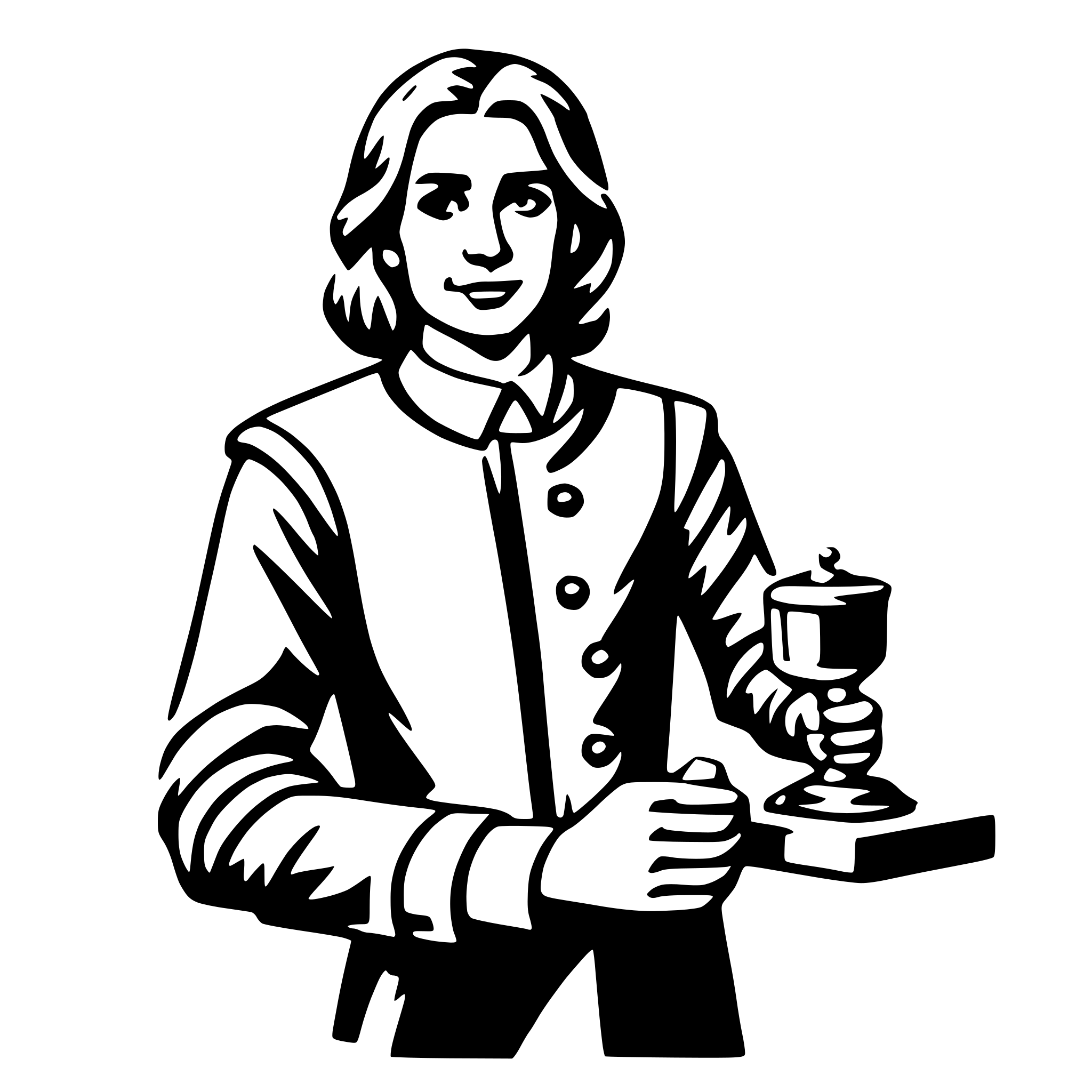 AI-generated SVG of a judge
