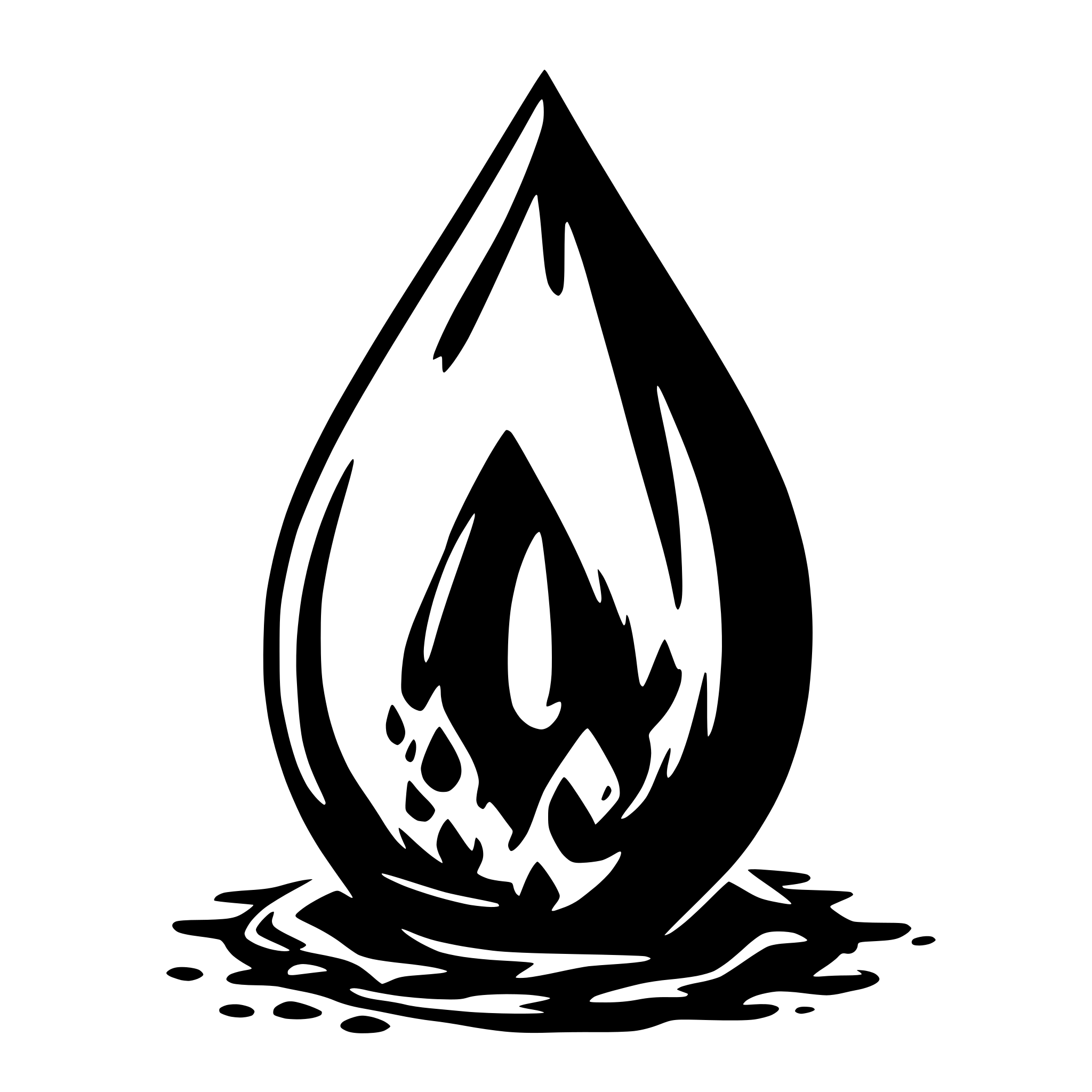 AI-generated SVG of a drak drop image