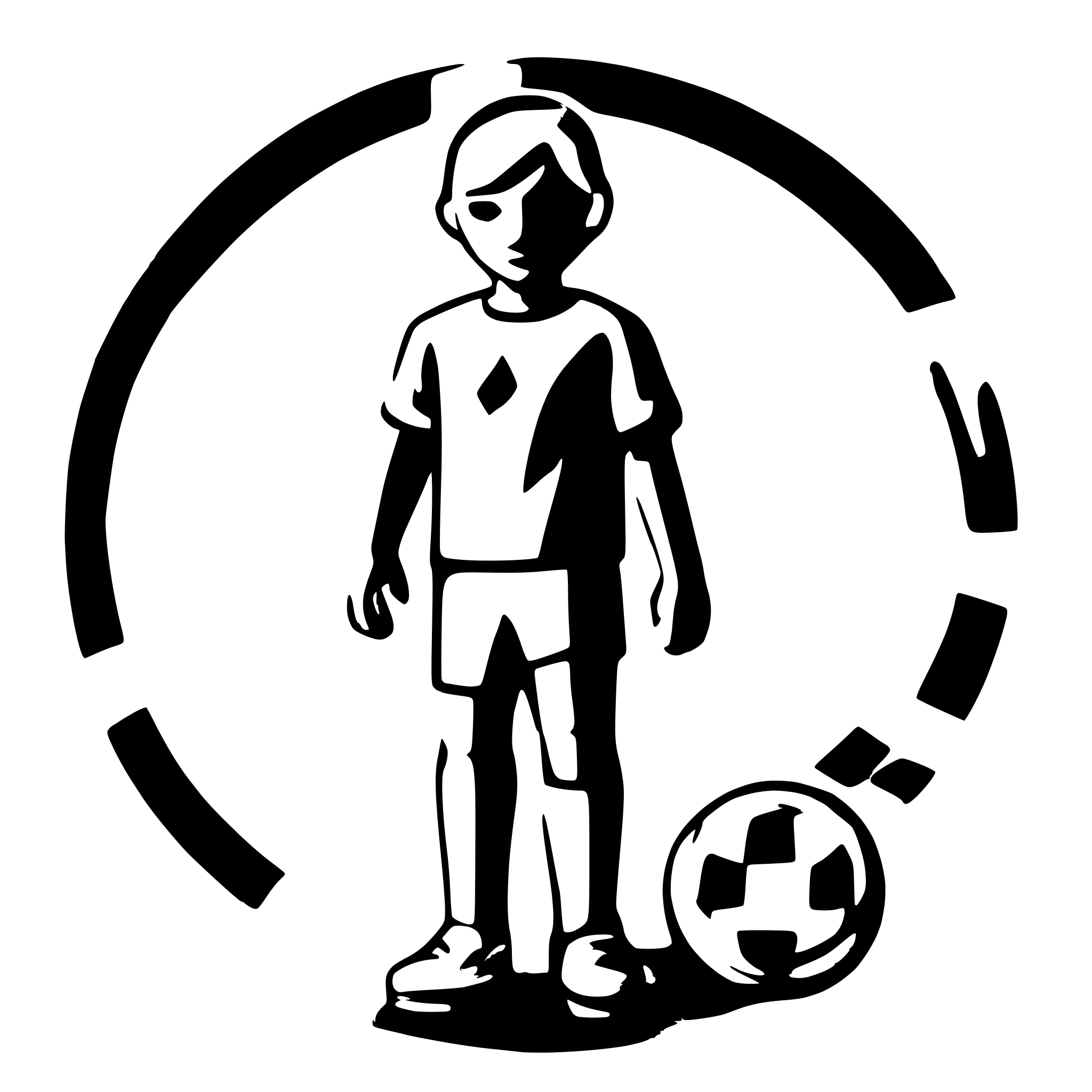 AI-generated SVG of a soccer player