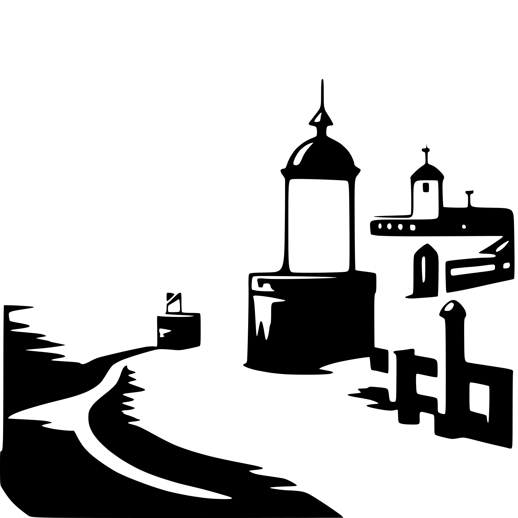 AI-generated SVG of 'Seaside port'