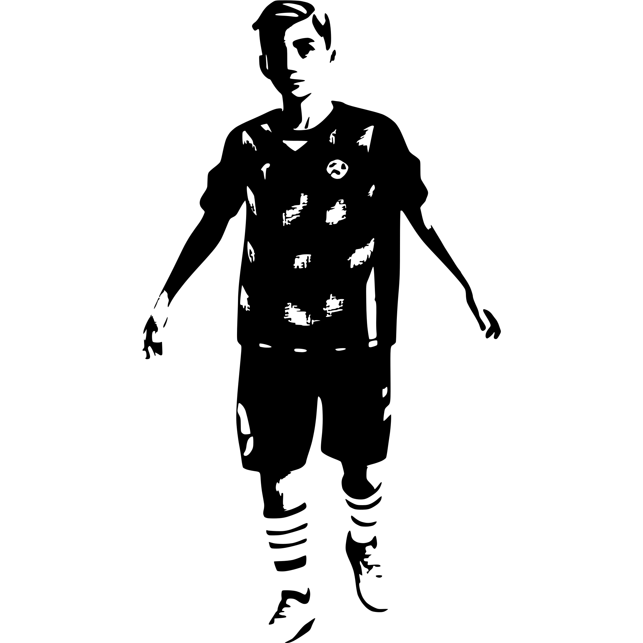 AI-generated SVG of a a soccer player