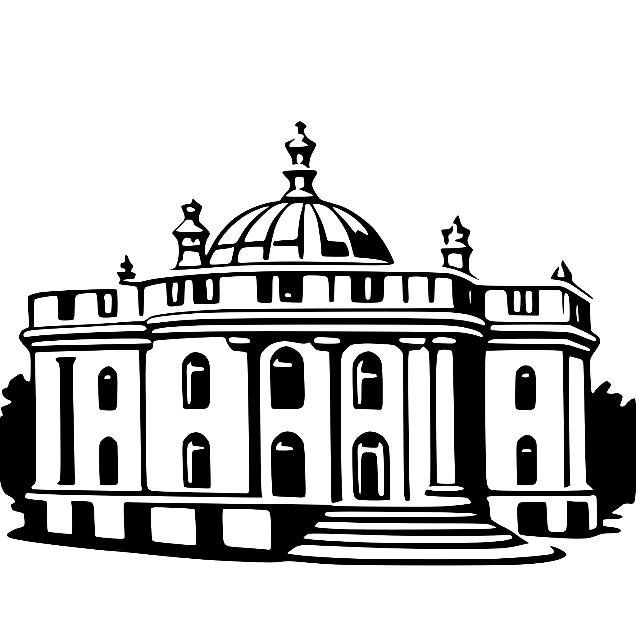 AI-generated SVG of a palace of versailles