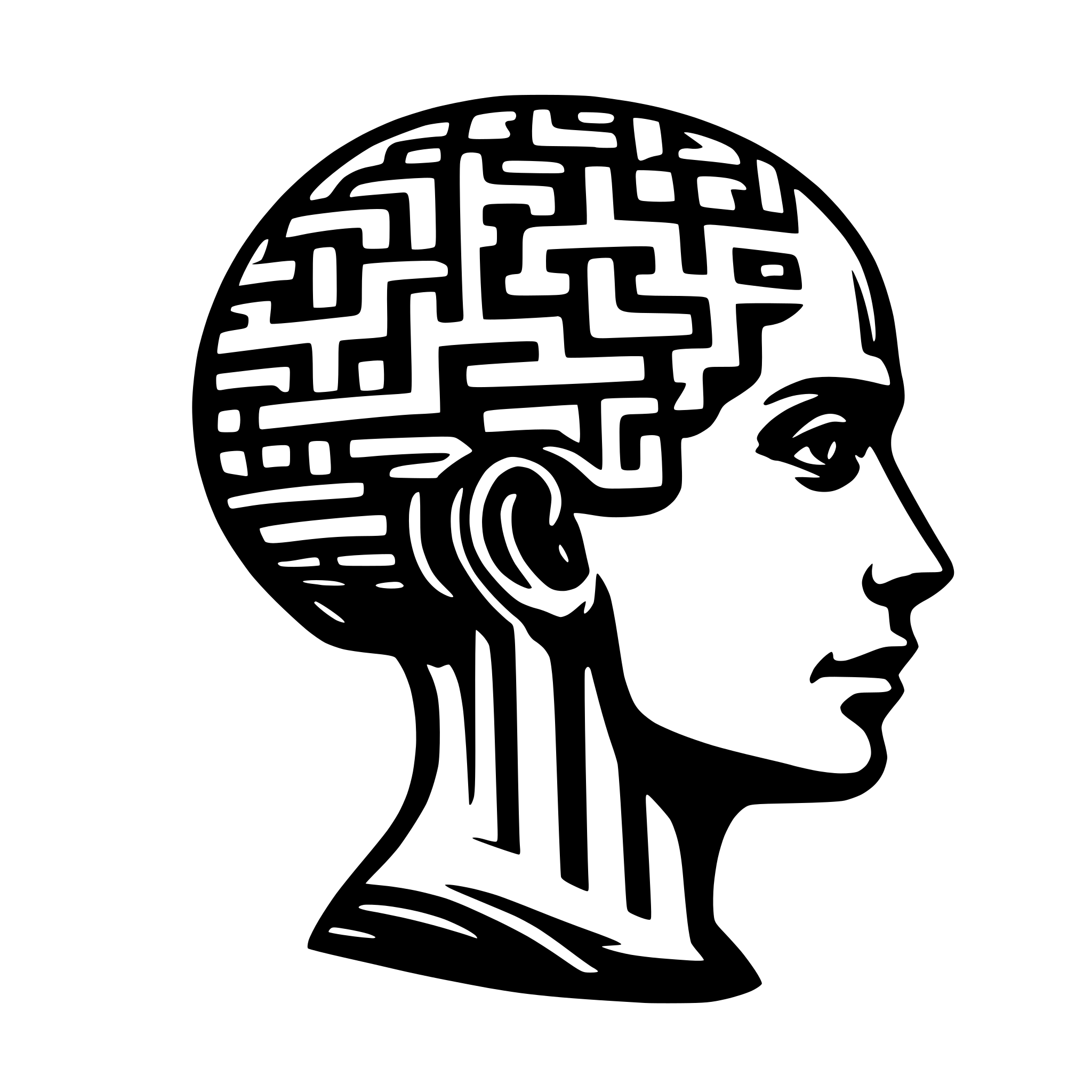 AI-generated SVG of 'ai brain'