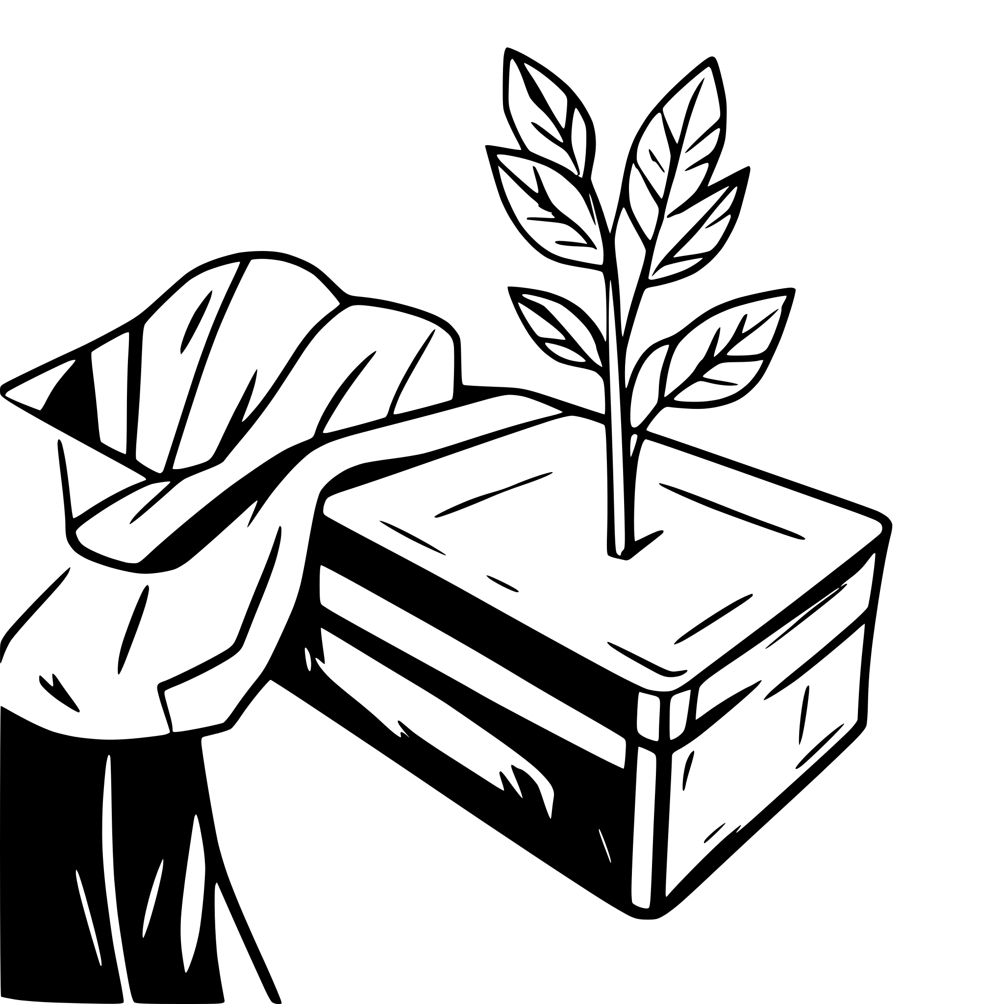 AI-generated SVG of a funeral