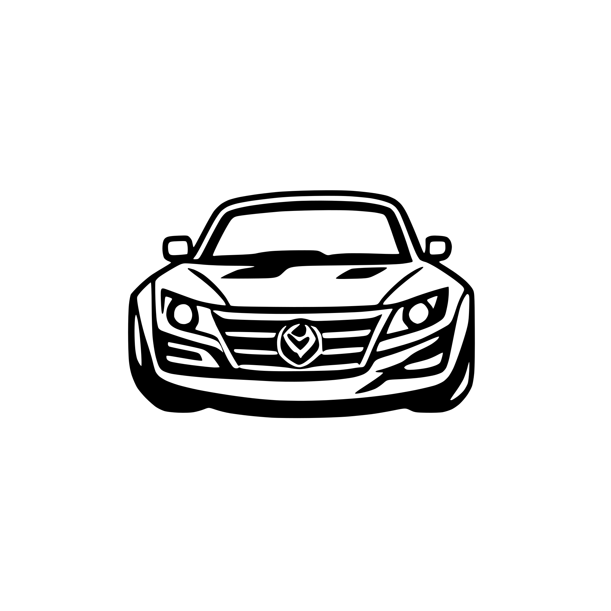 AI-generated SVG of a mazda rx-3 logo