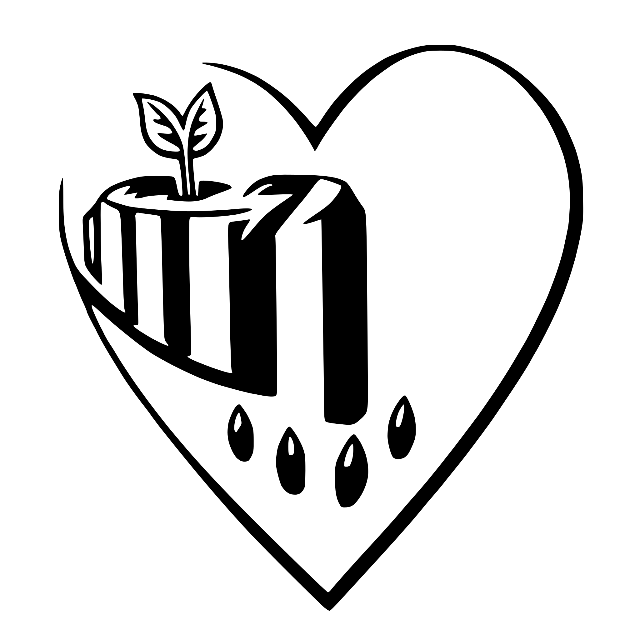 AI-generated SVG of a valentine's heart