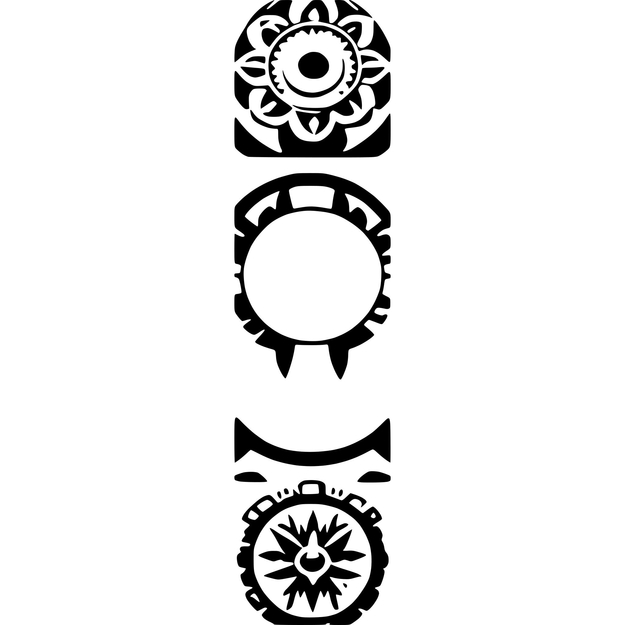 AI-generated SVG of a indisches mandala