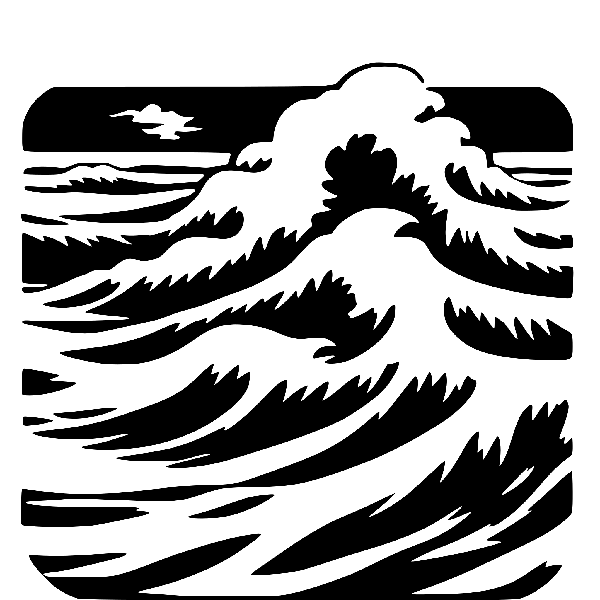 AI-generated SVG of a storm waves
