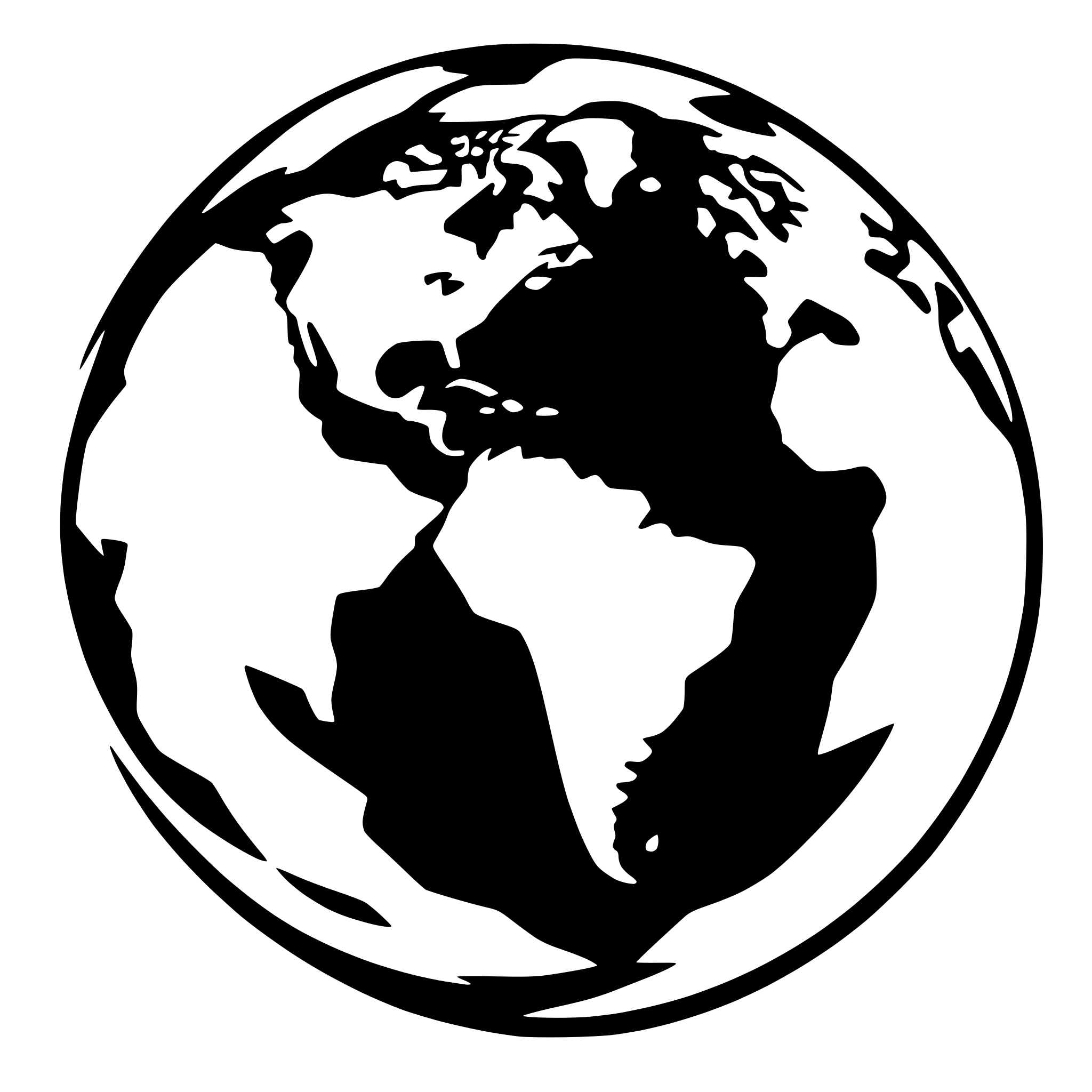 AI-generated SVG of a Generate a 2D earth with continents