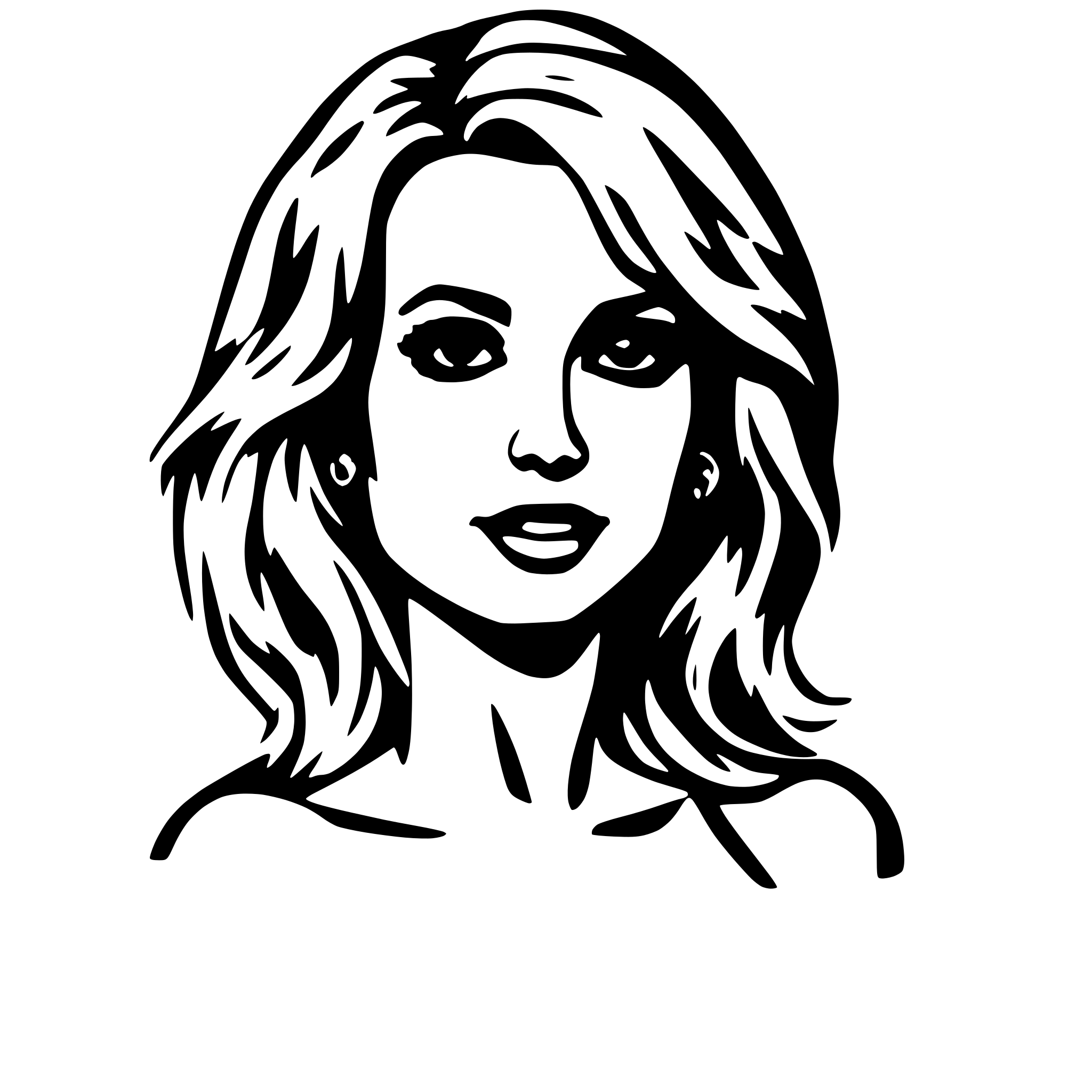 AI-generated SVG of 'Britney Spears as bikini'