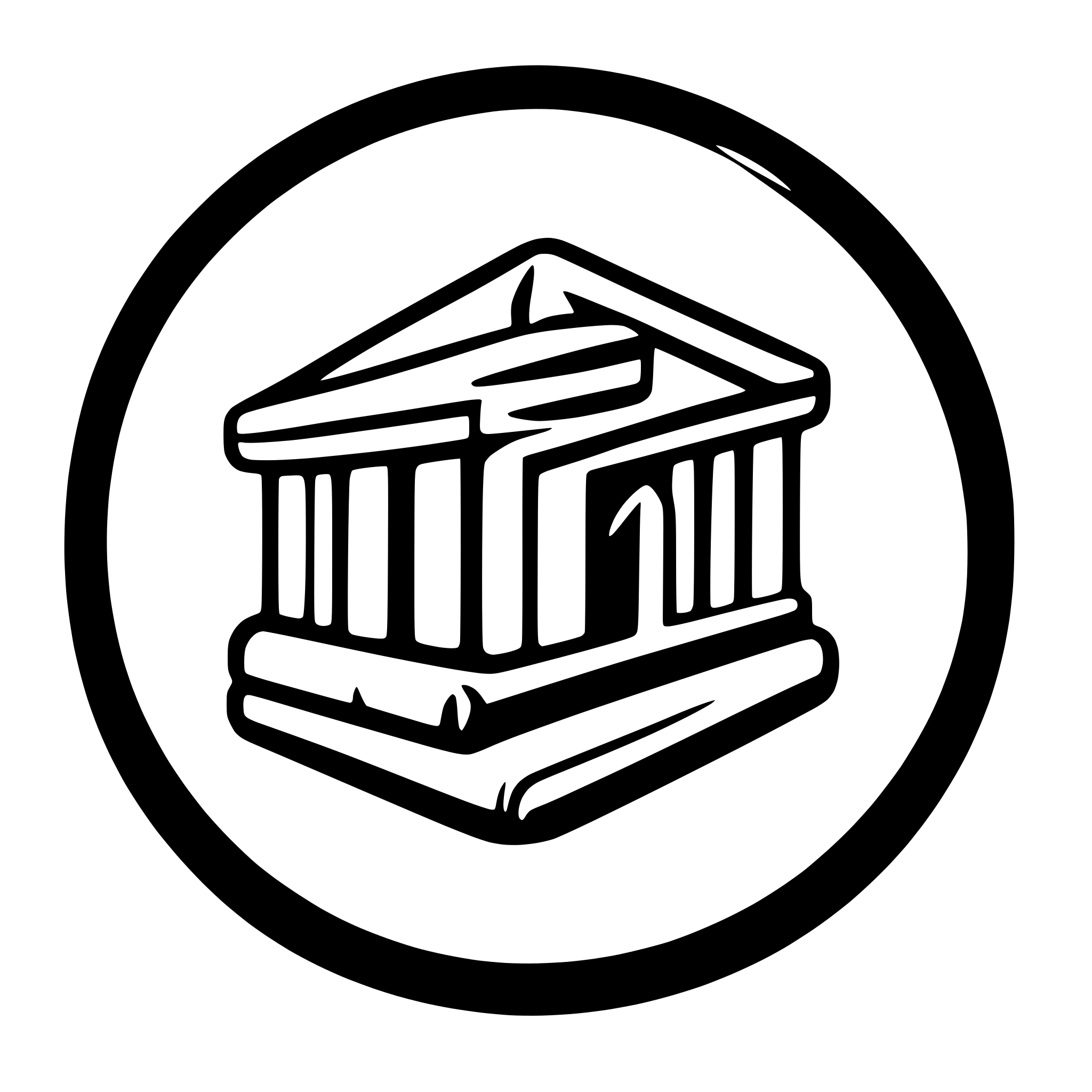 AI-generated SVG of a icon for an macOS app that's a smart university campus simulator