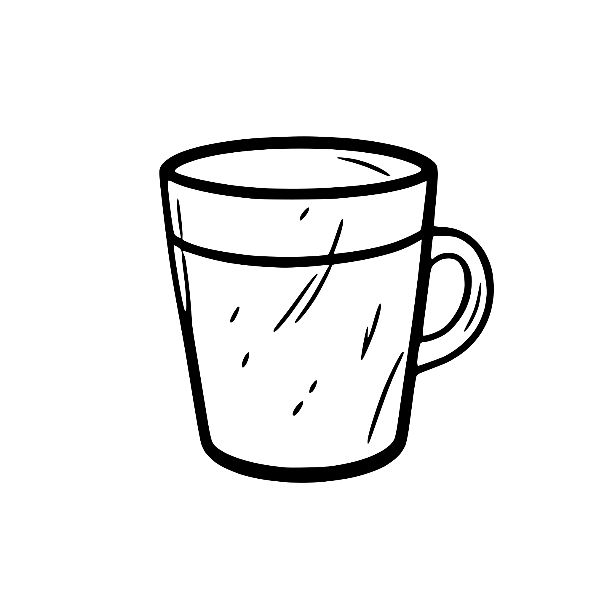 AI-generated SVG of a cup