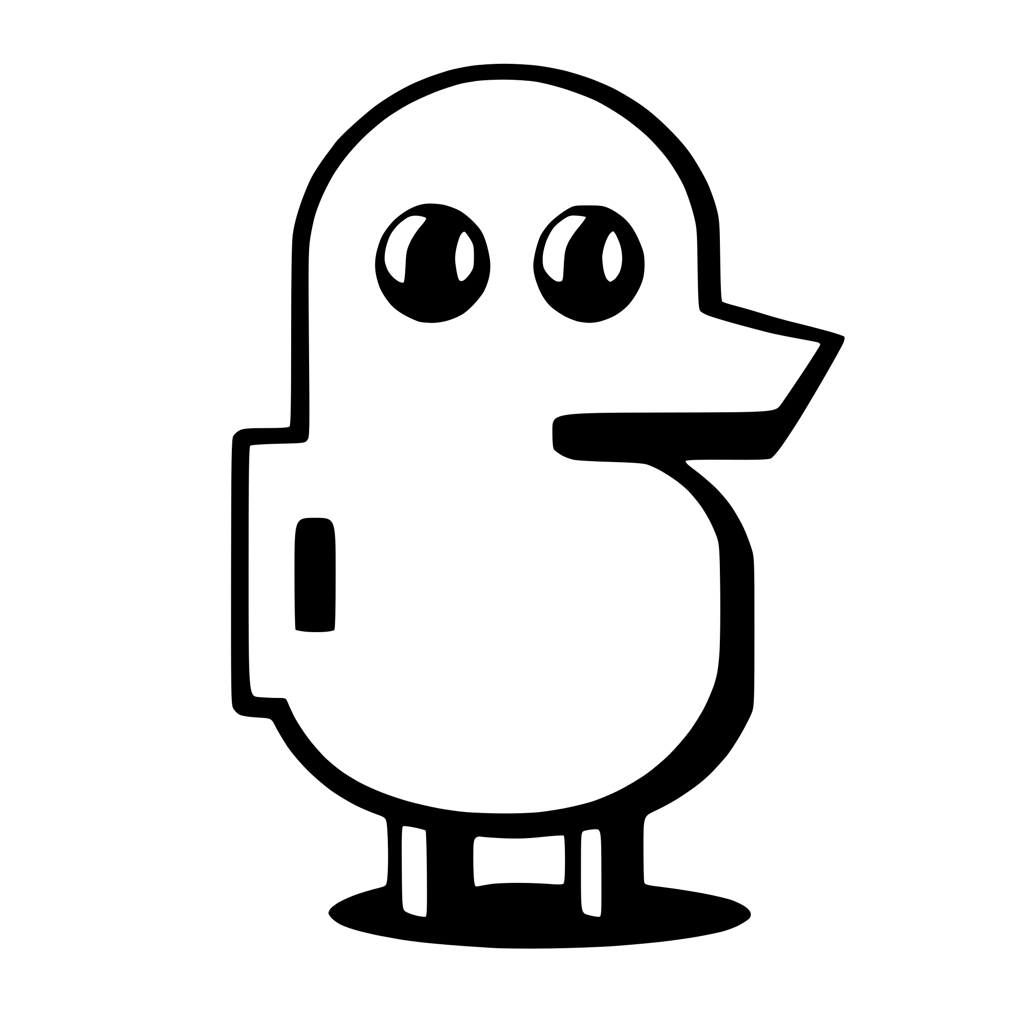 AI-generated SVG of a packman